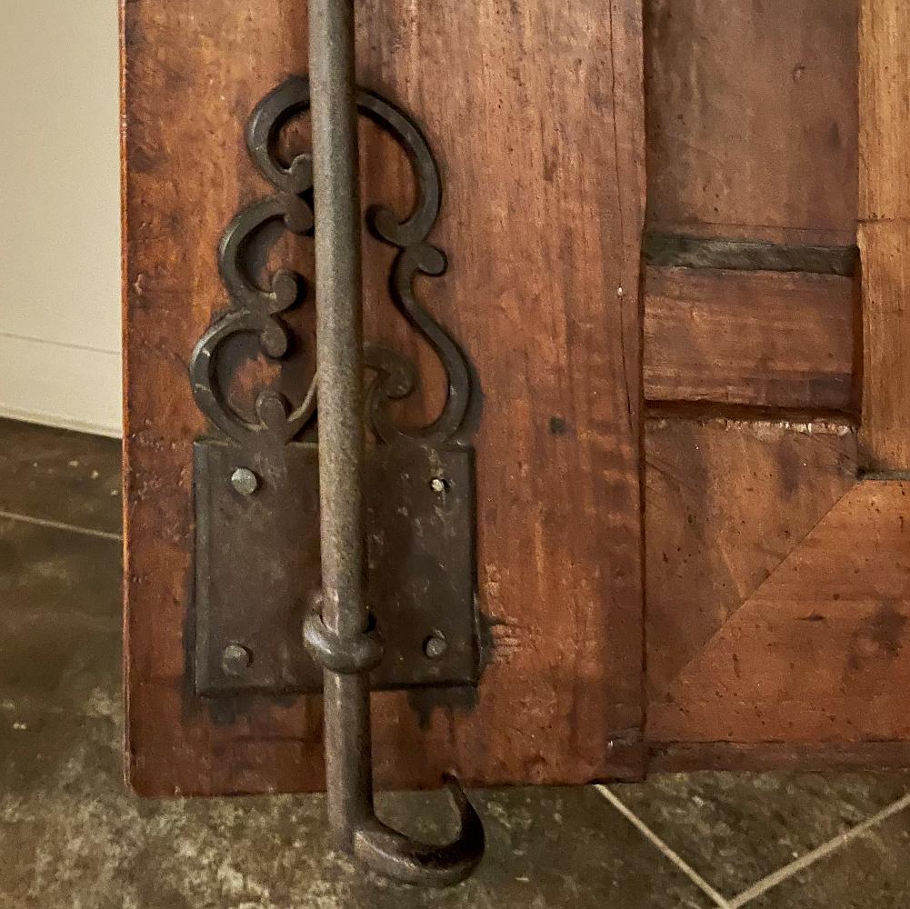 Pair Grand 18th Century Country French Walnut Doors ~ Plaquards For Sale 7