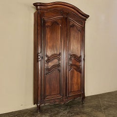 Pair Grand 18th Century Country French Walnut Doors ~ Plaquards