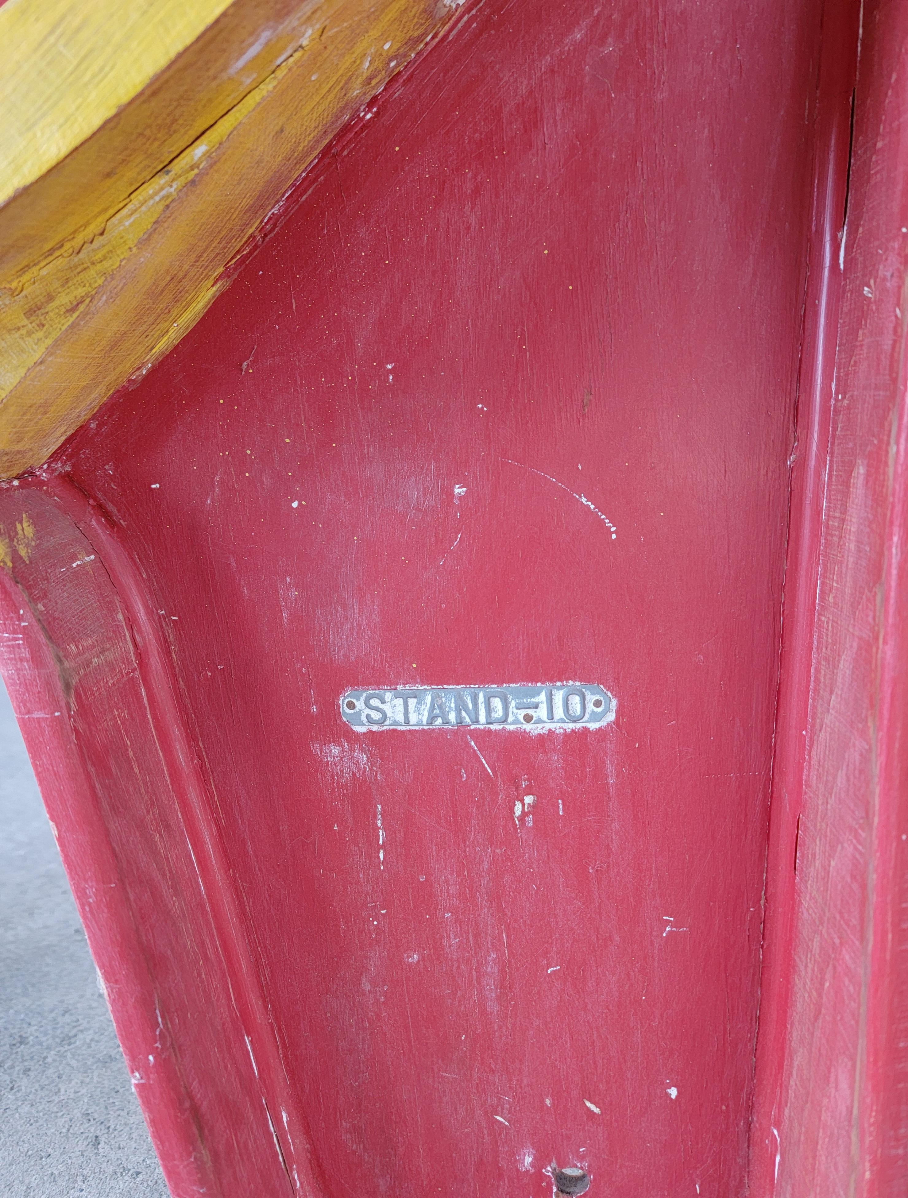 Architectural Grand-Scale Wooden Foundry Molds - 2 Pieces In Good Condition For Sale In Fulton, CA