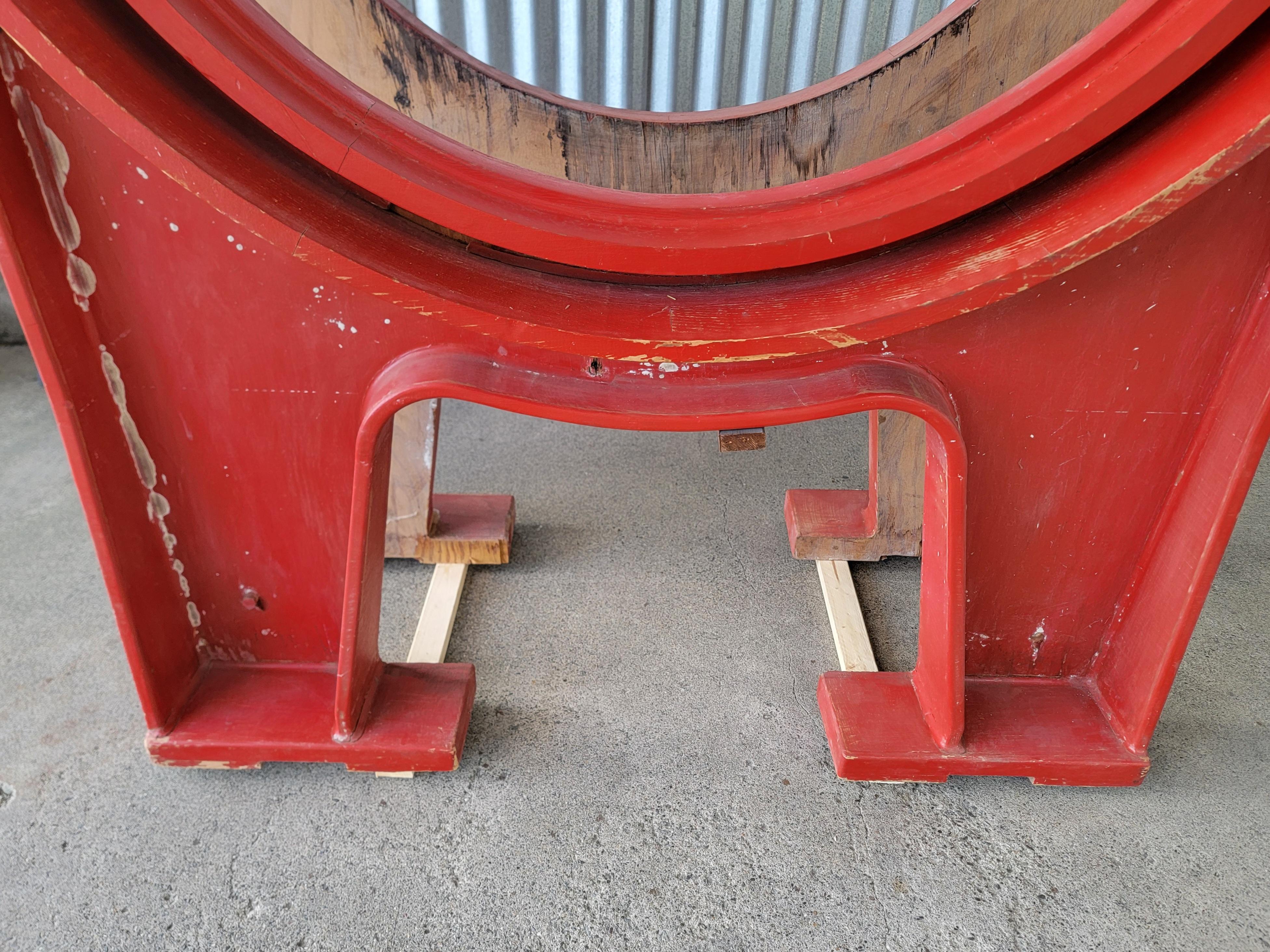 Architectural Grand-Scale Wooden Foundry Molds - 2 Pieces For Sale 2