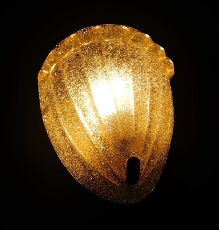 Paar schildförmige Graniglia-Wandleuchten von Vistosi im Angebot 2