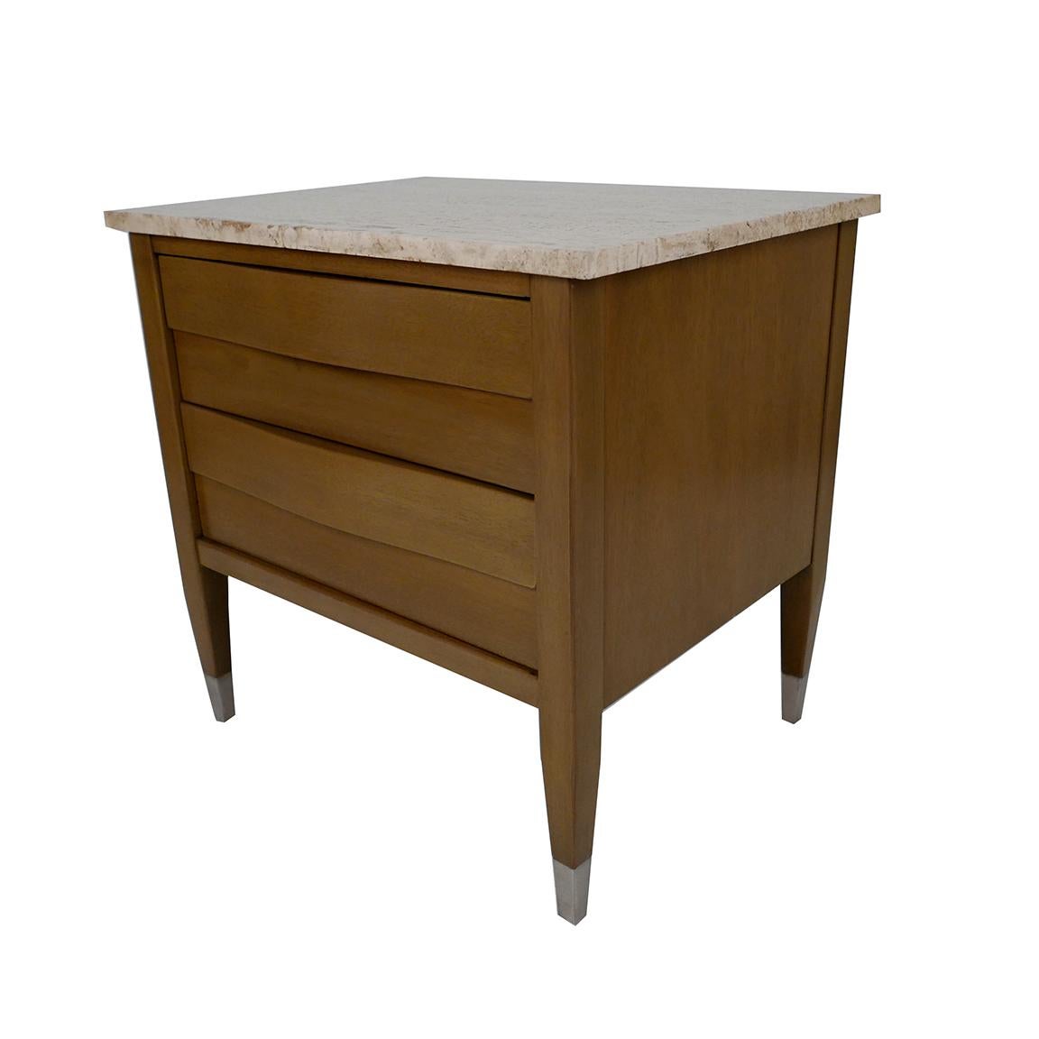 marble top nightstand with drawer