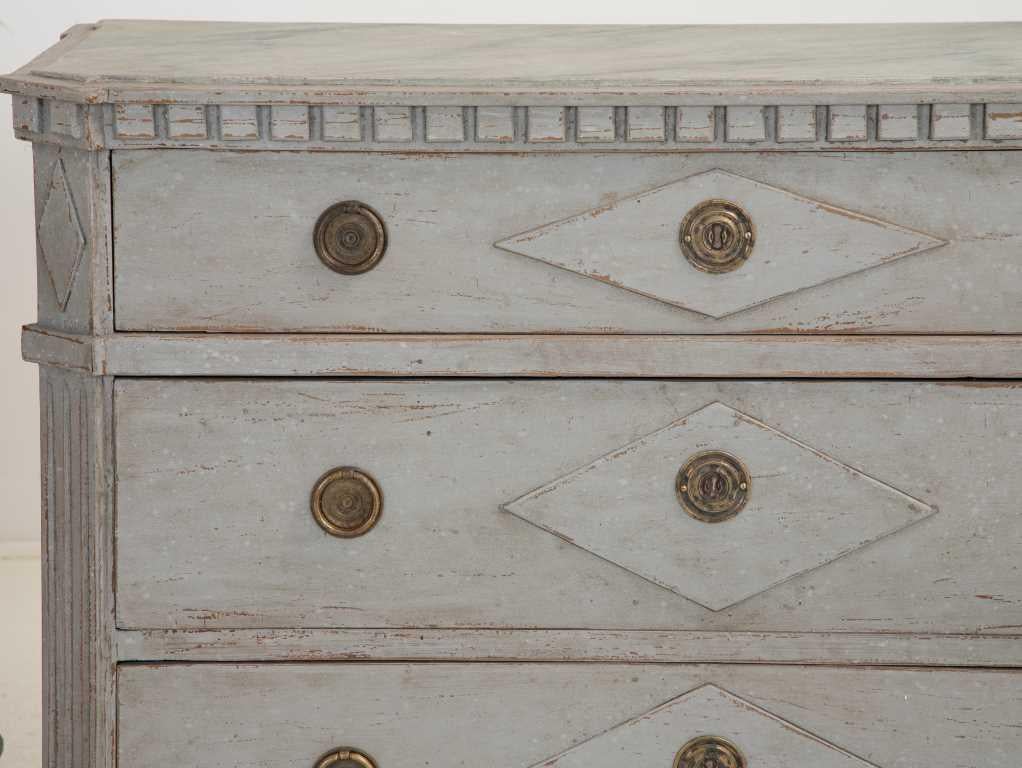 Pair Gustavian Style Chests of Drawers 5