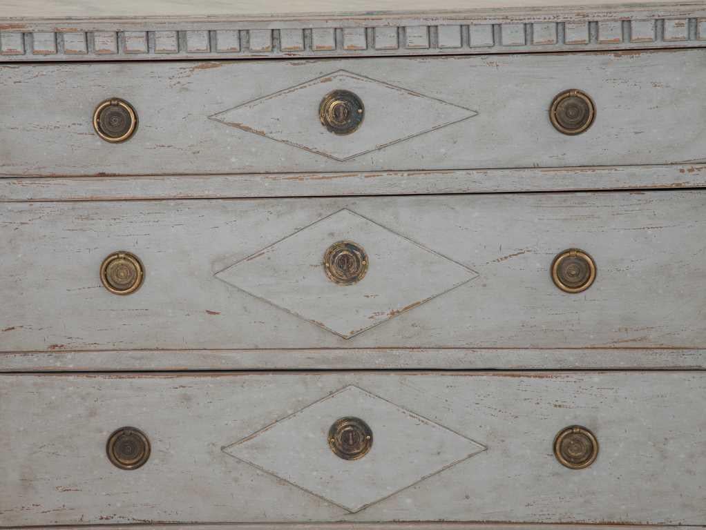 Pair Gustavian Style Chests of Drawers 6