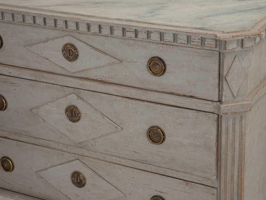 Pair Gustavian Style Chests of Drawers 2