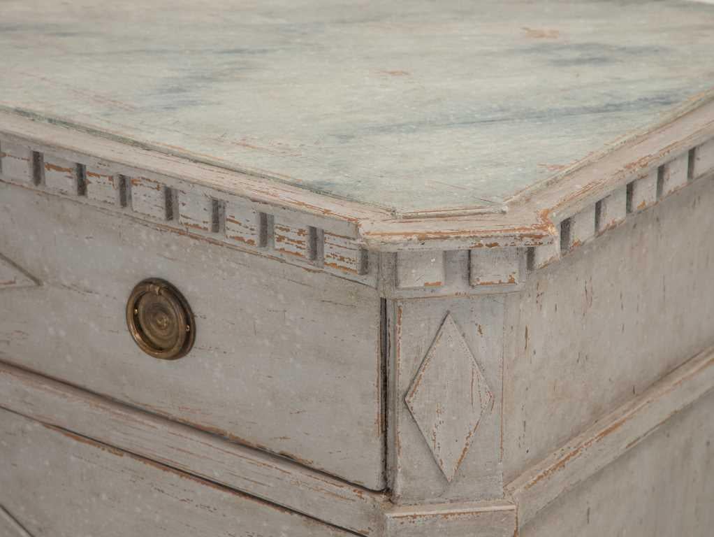 Pair Gustavian Style Chests of Drawers 3