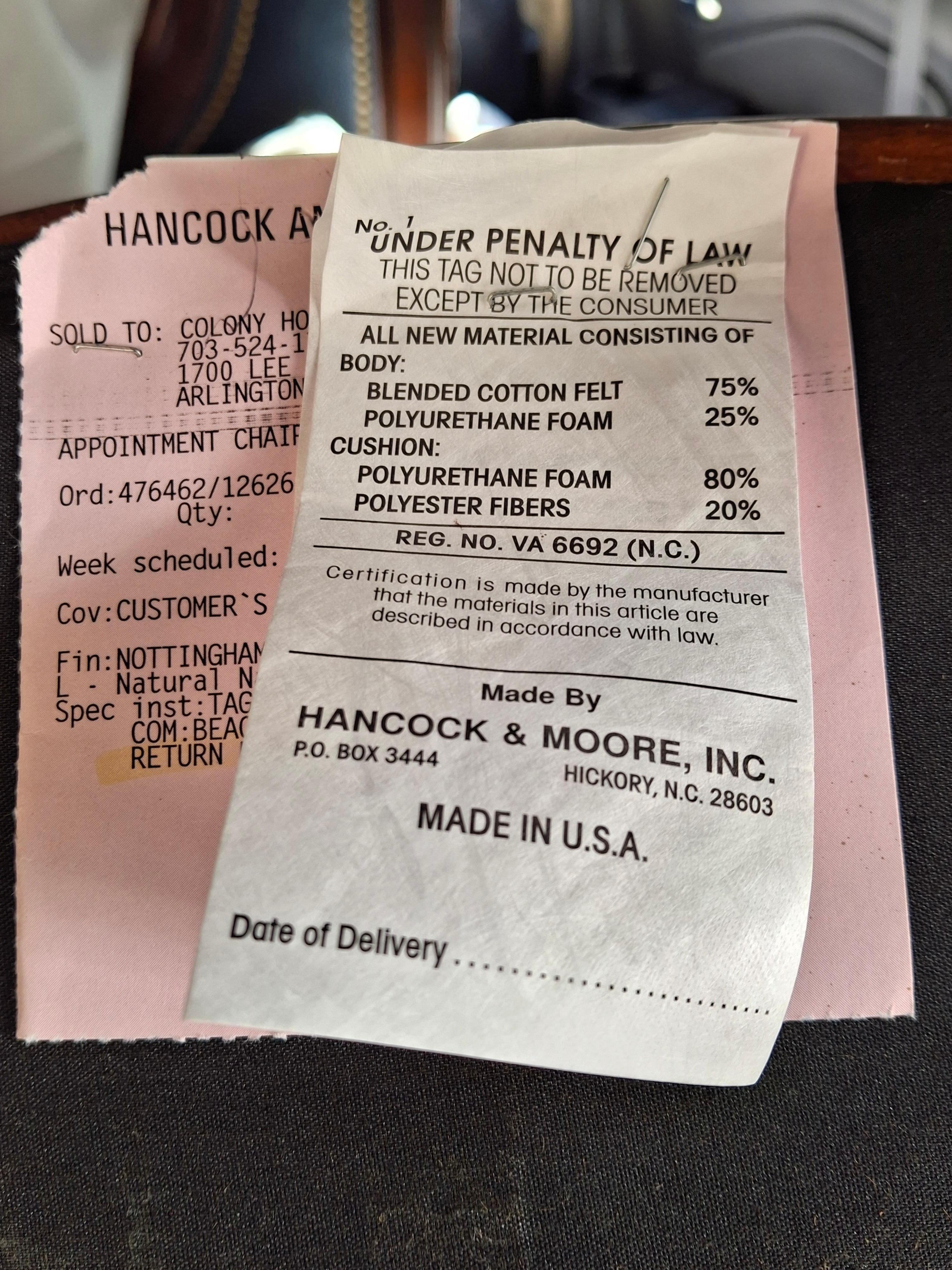 Paar Hancock & Moore Georgian Style Mahagoni und blauer Samt gepolsterte Stühle im Angebot 8