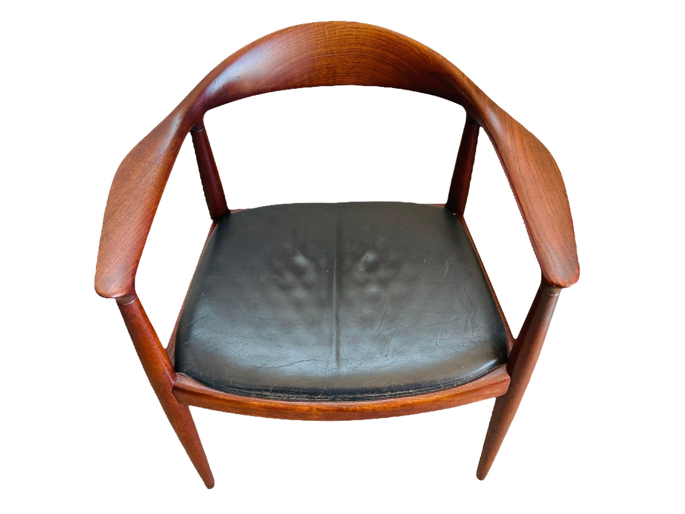 Paire « The Chair » (la chaise) de Hans J. Wegner JH503 pour Johannes Hansen  Bon état - En vente à Brooklyn, NY