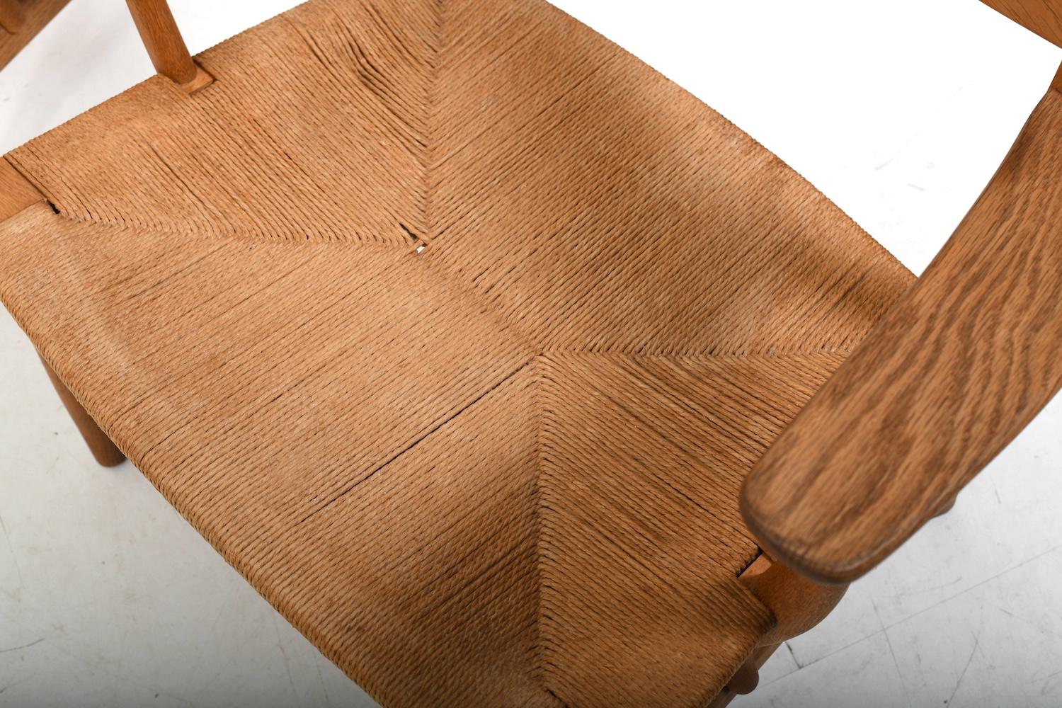 Paar Hans Wegner CH-22 für Carl Hansen & Søn Dänemark 1950er Jahre im Angebot 4