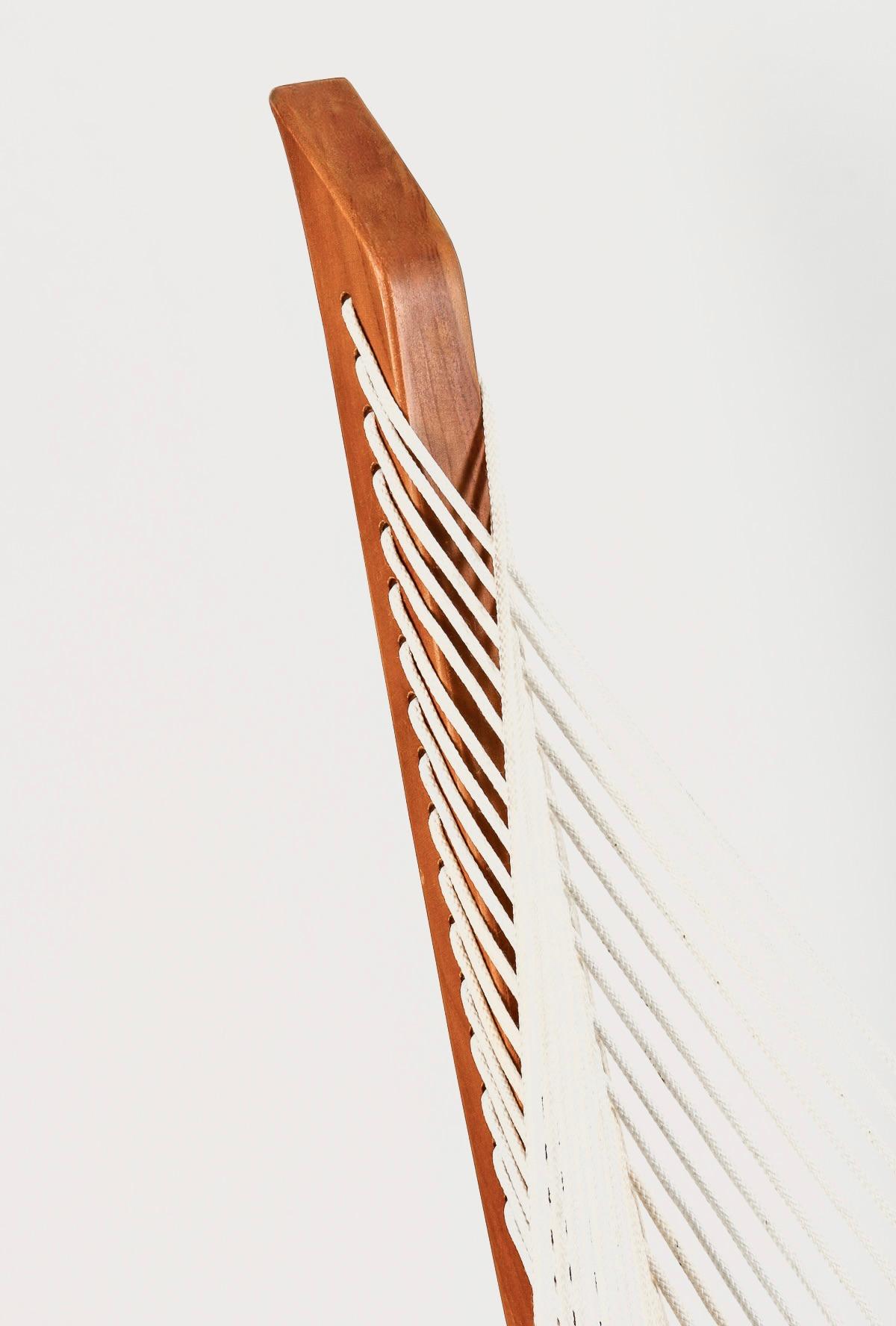 1970 Pair harp chair by Jørgen Høvelskov for Christensen & Larsen Møbelhandværk. In Excellent Condition In Saint-Ouen, FR