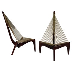 Harp-Stuhl von Jrgen Hvelskov für Christensen & Larsen Mbelhandvrk, Paar