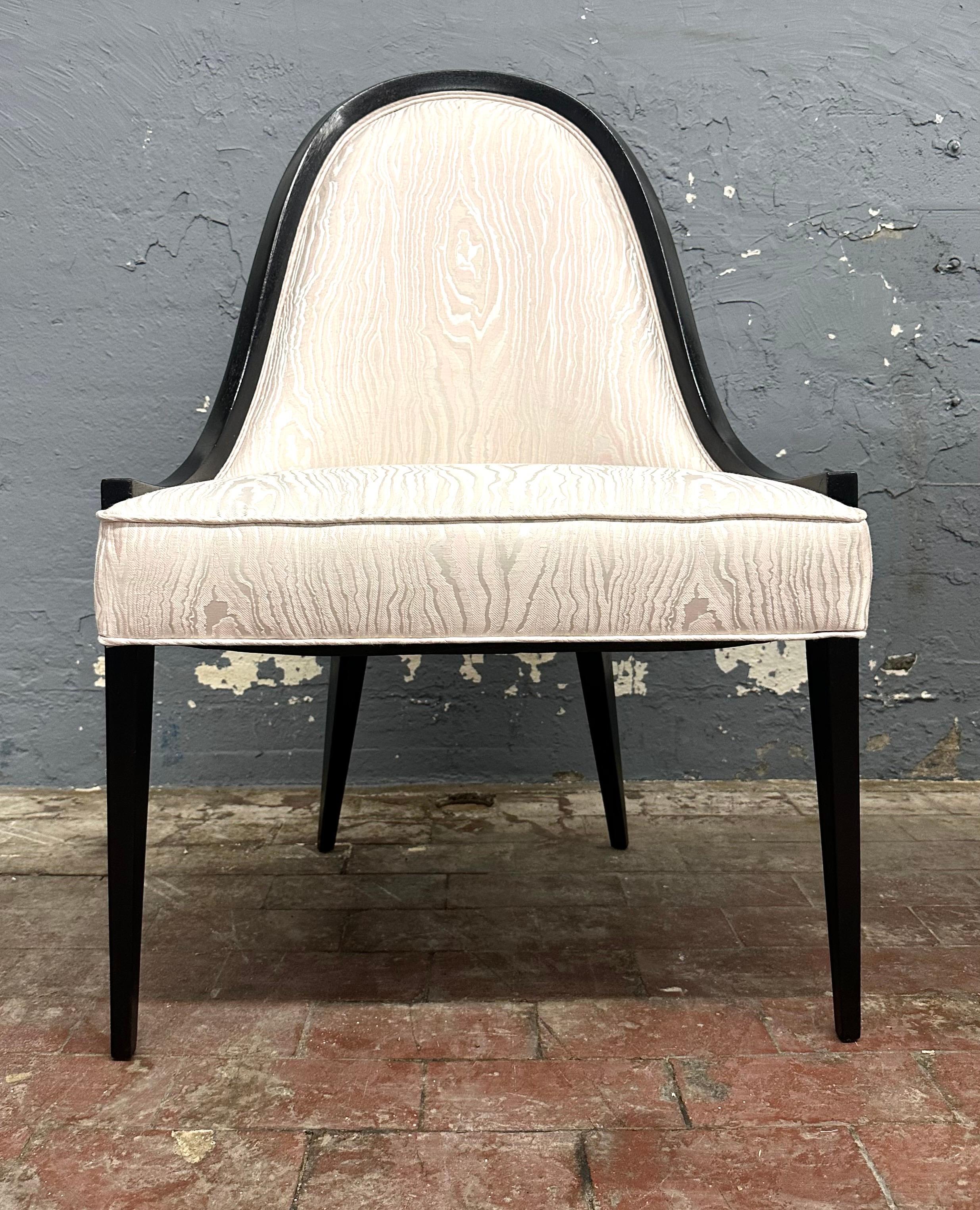 Mid-20th Century Pair Harvey Probber Gondola Chairs Model 1053 For Sale