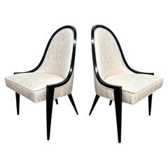 Pair Harvey Probber Gondola Chairs Model 1053
