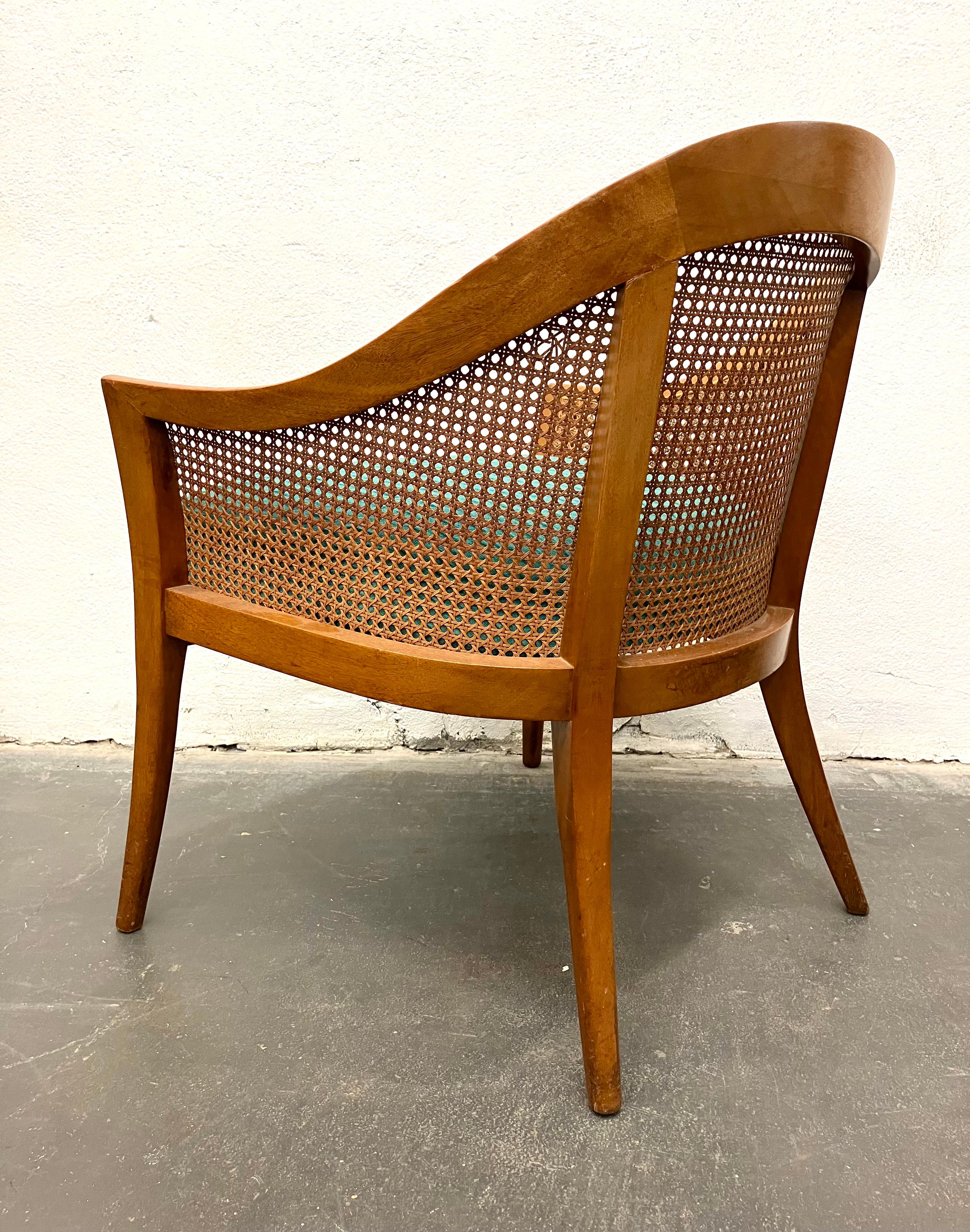 Cane Pair Harvey Probber Model 915 Chair For Sale