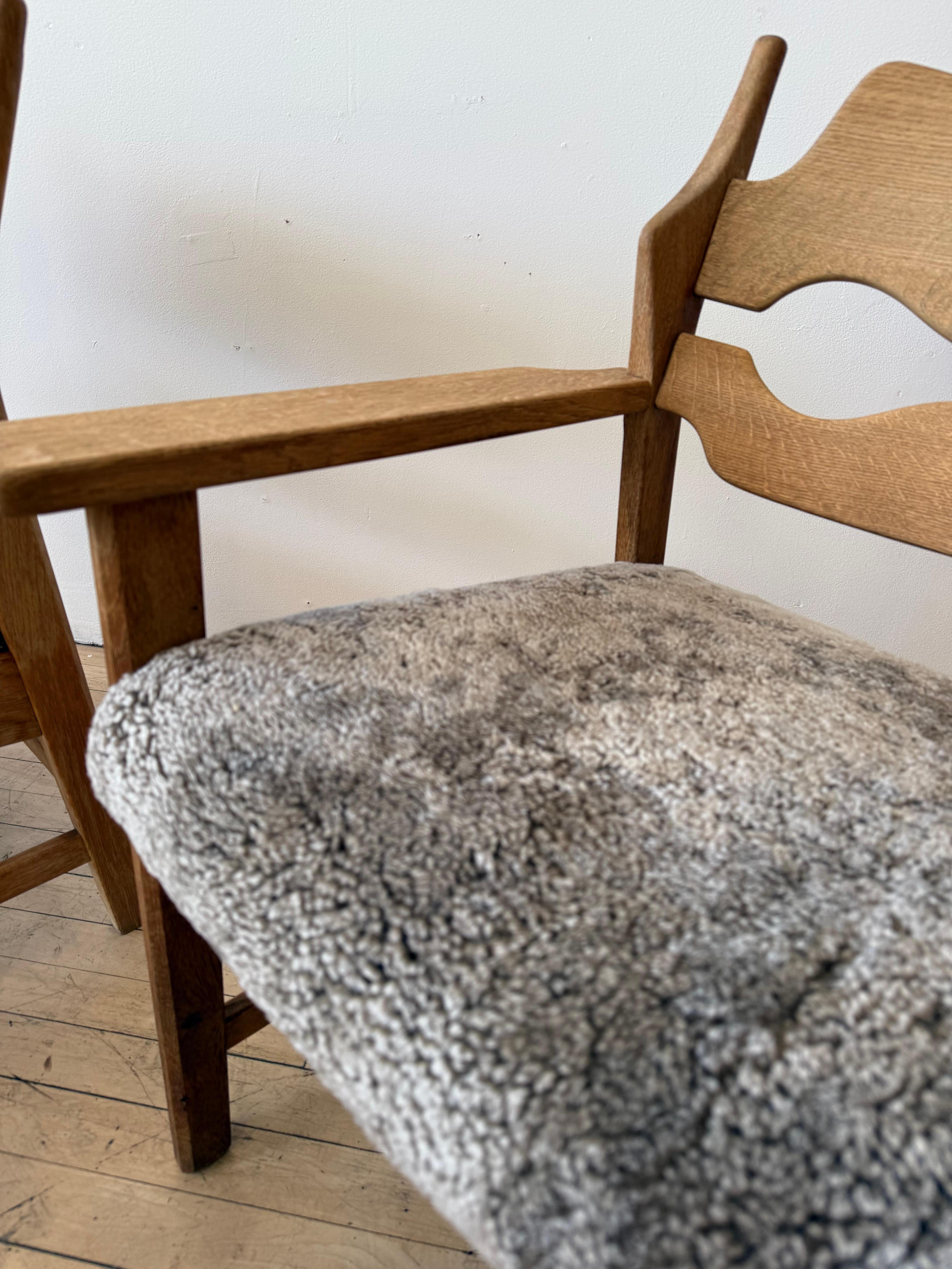 Scandinavian Modern Pair Henning Kjaernulf lounge chairs For Sale