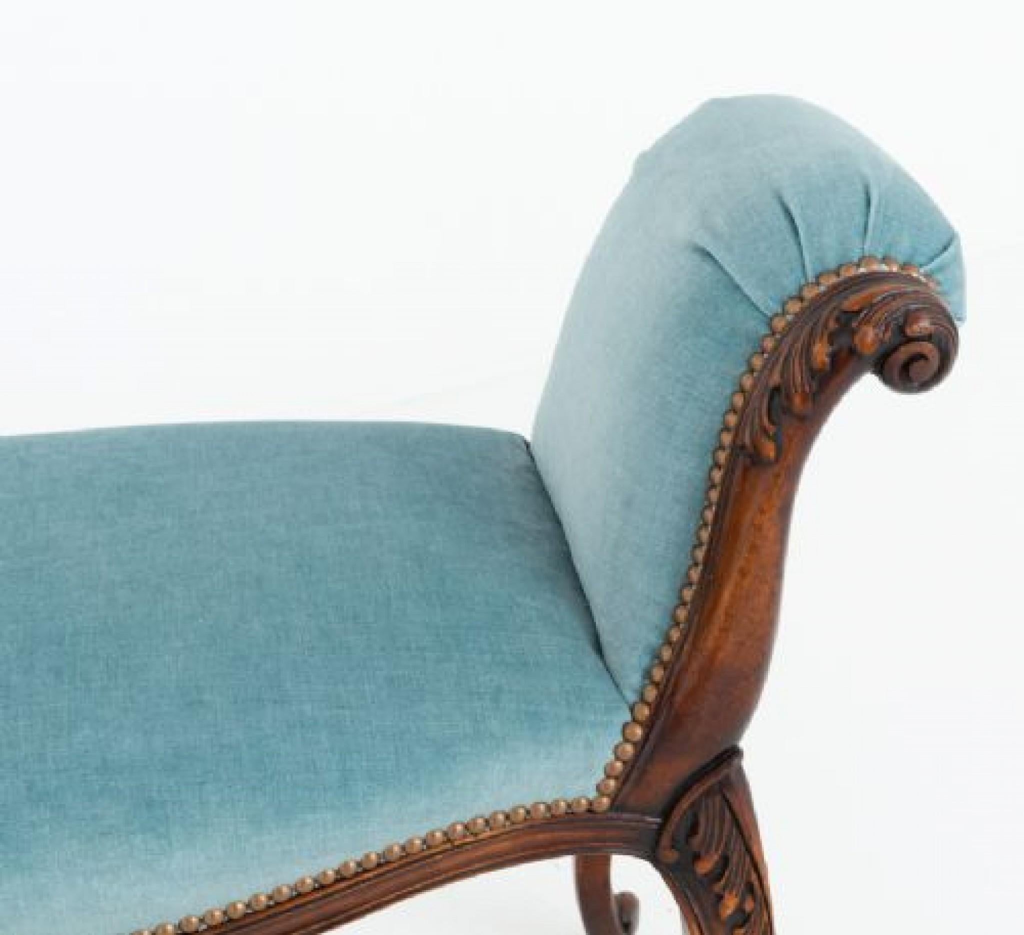 Inizio XX secolo Coppia di panche da finestra Hepplewhite in mogano Antiquariato in vendita