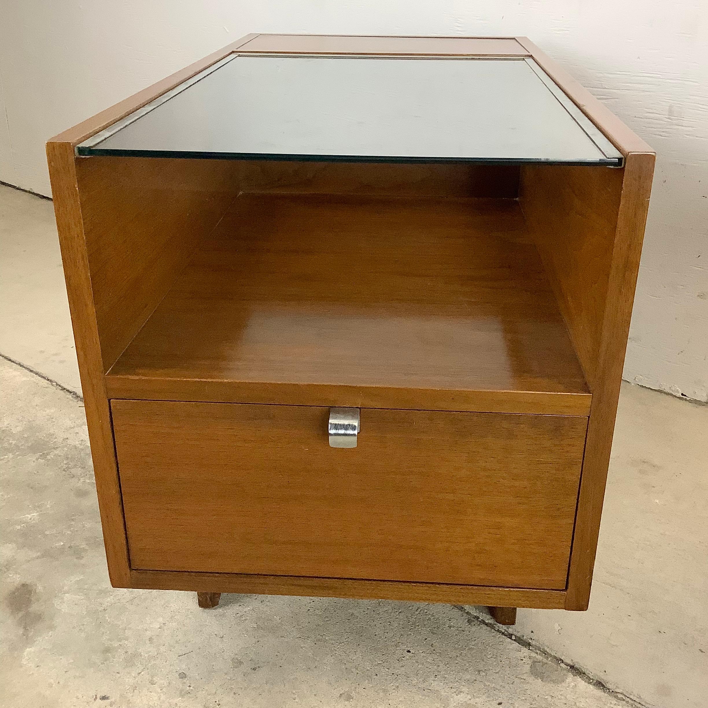 Mid-Century Modern Pair Herman Miller Side Tables by George Nelson