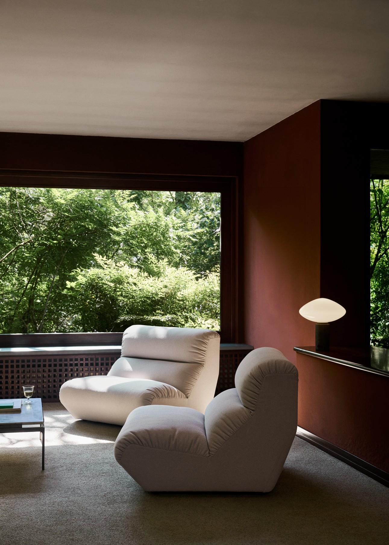 Paar Hi Lo AV54 Modulares Sofa, Kvadrat/Cifrado 0121 Stoff von Anderssen & Voll-&T (Litauisch) im Angebot