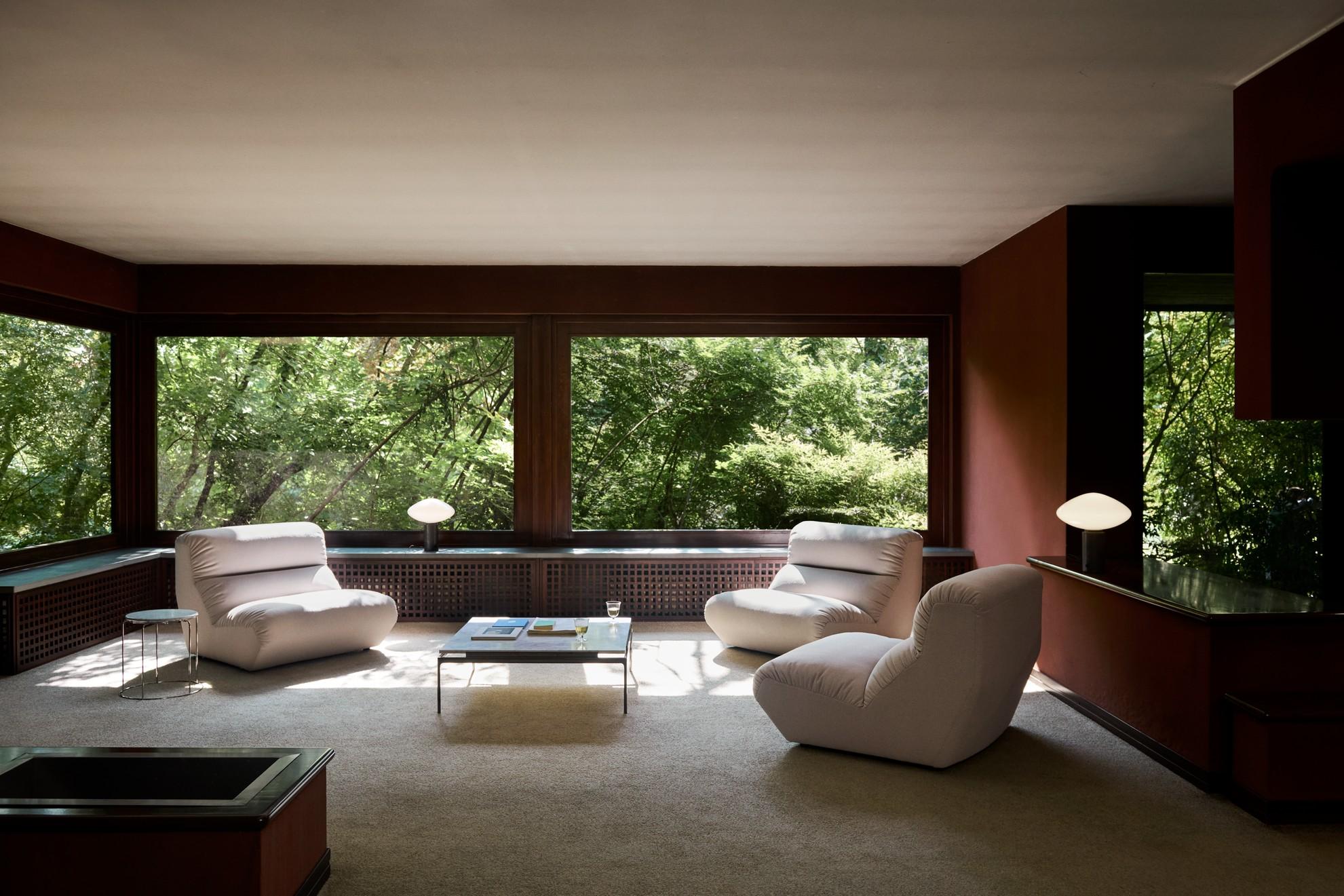 Paar Hi Lo AV54 Modulares Sofa, Kvadrat/Cifrado 0121 Stoff von Anderssen & Voll-&T im Angebot 2