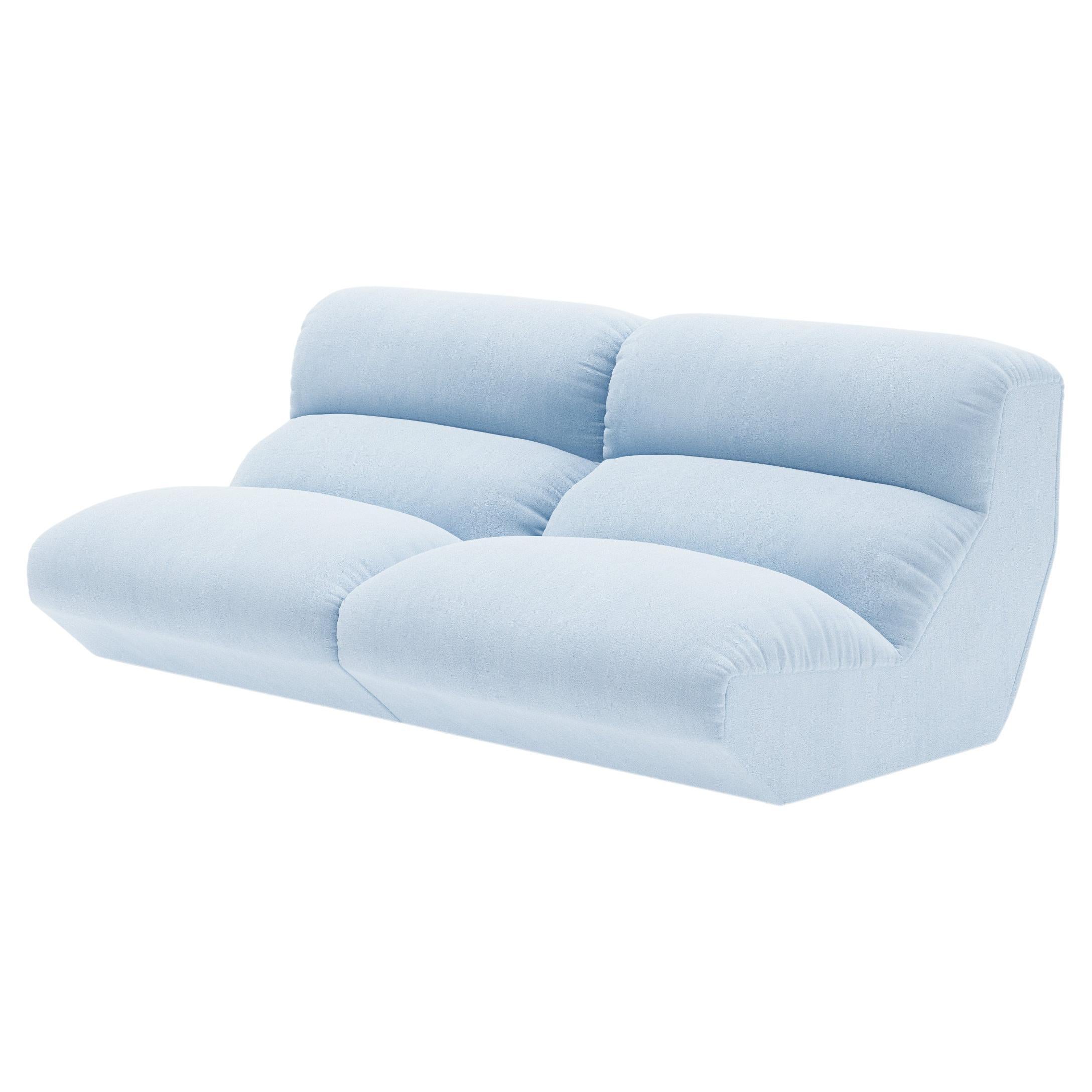 Paar Hi Lo AV54 Modulares Sofa, Kvadrat/Gentle 0733 Stoff von Anderssen & Voll-&T