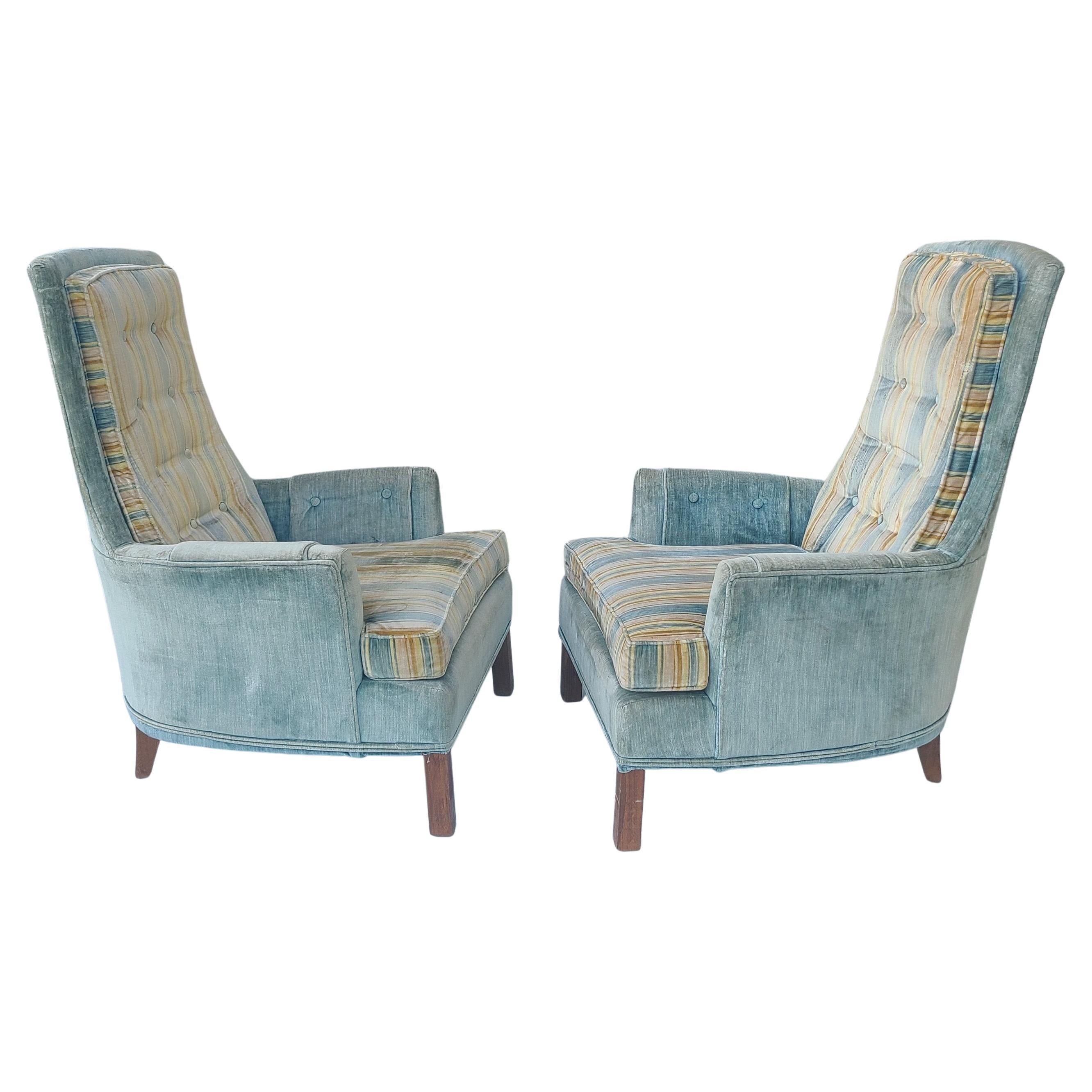 broyhill wingback chairs