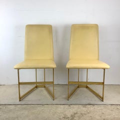 Pair Highback Modern Dining Chairs