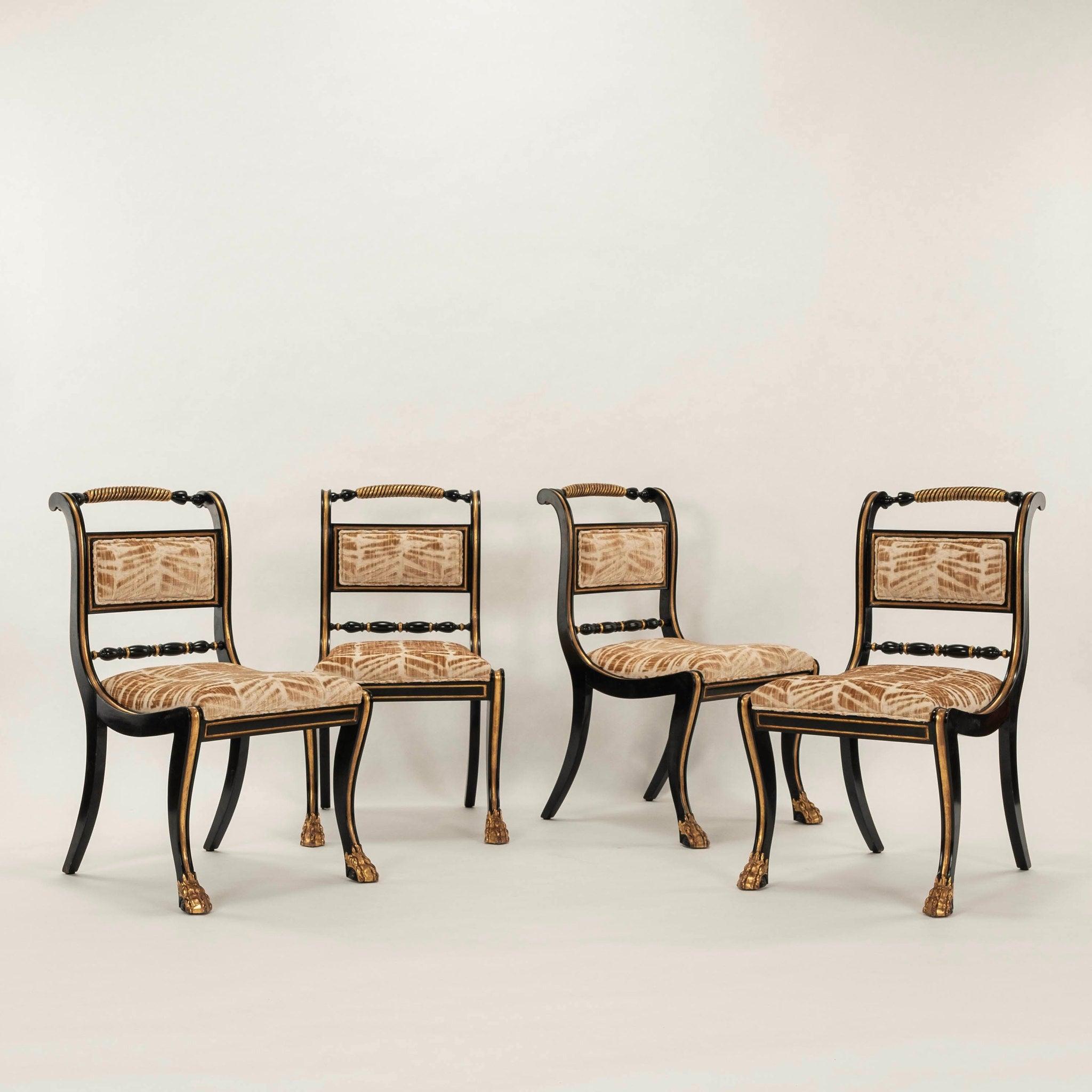 Coppia di sedie Hollywood Regency in vendita 6