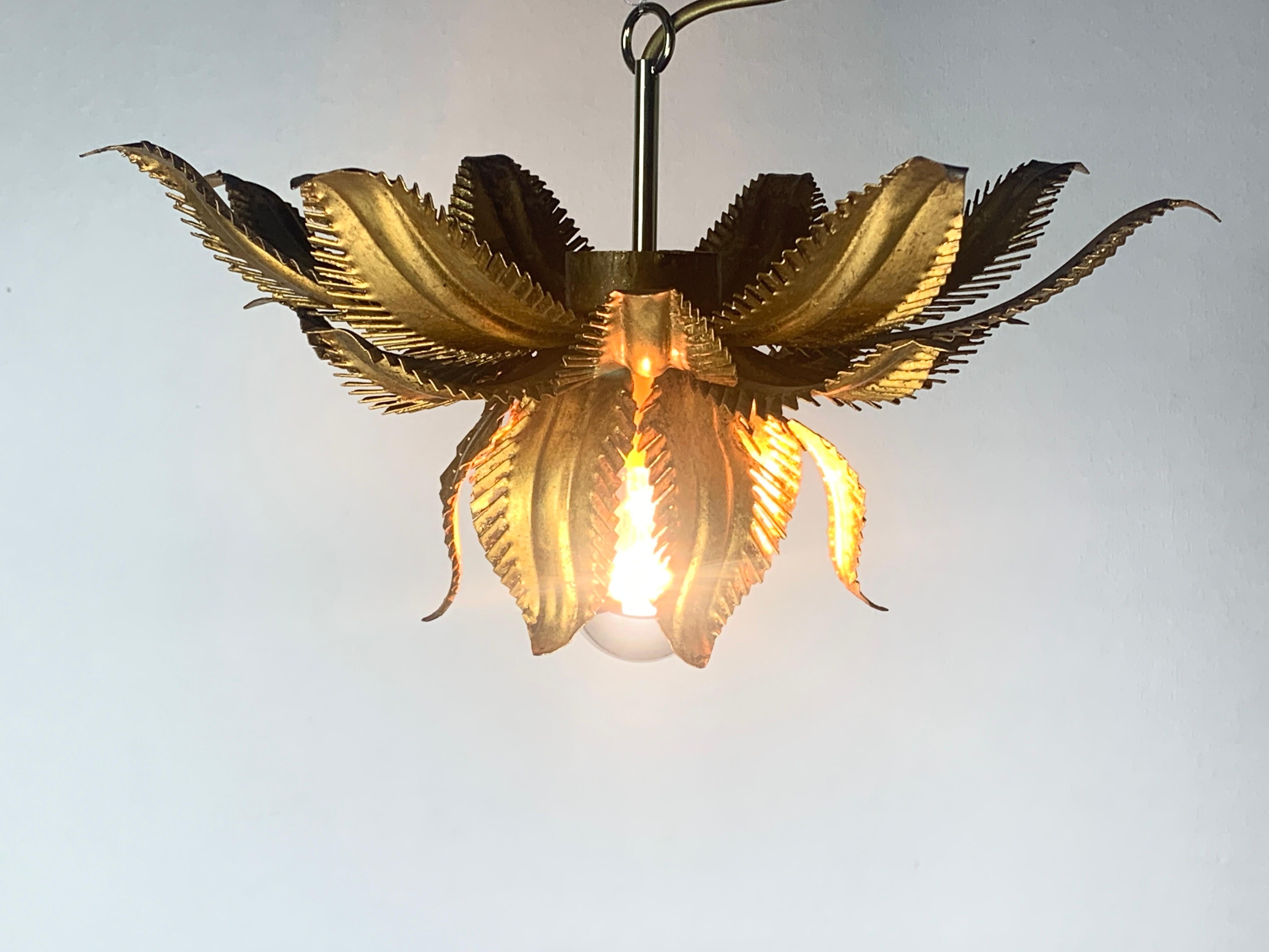 Paire de supports de plafond en laiton Florentine Hollywood Regency par Hans Kögl, années 1960 en vente 10