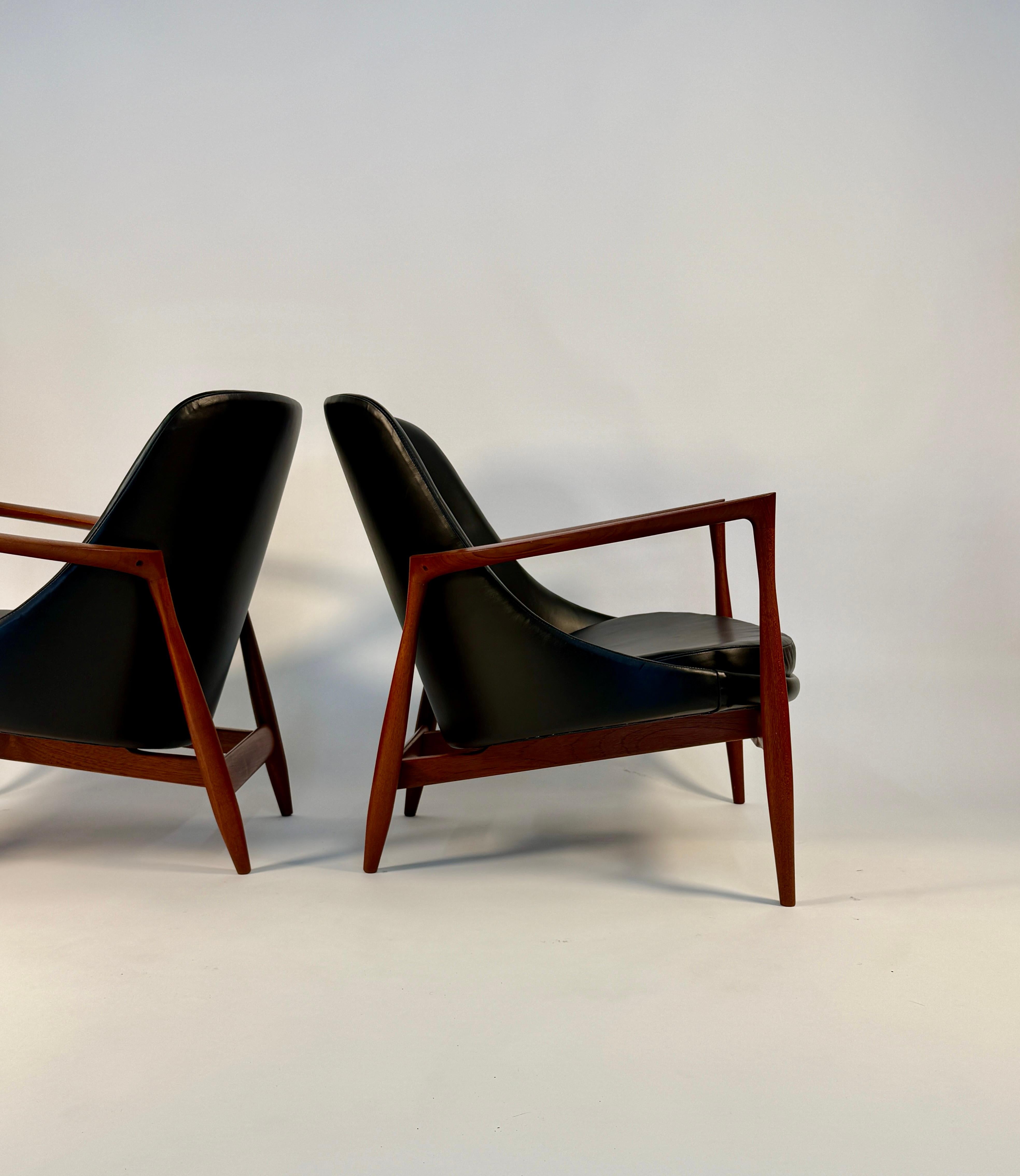 Pair Ib Kofod-Larsen Elizabeth Lounge Chairs im Angebot 6