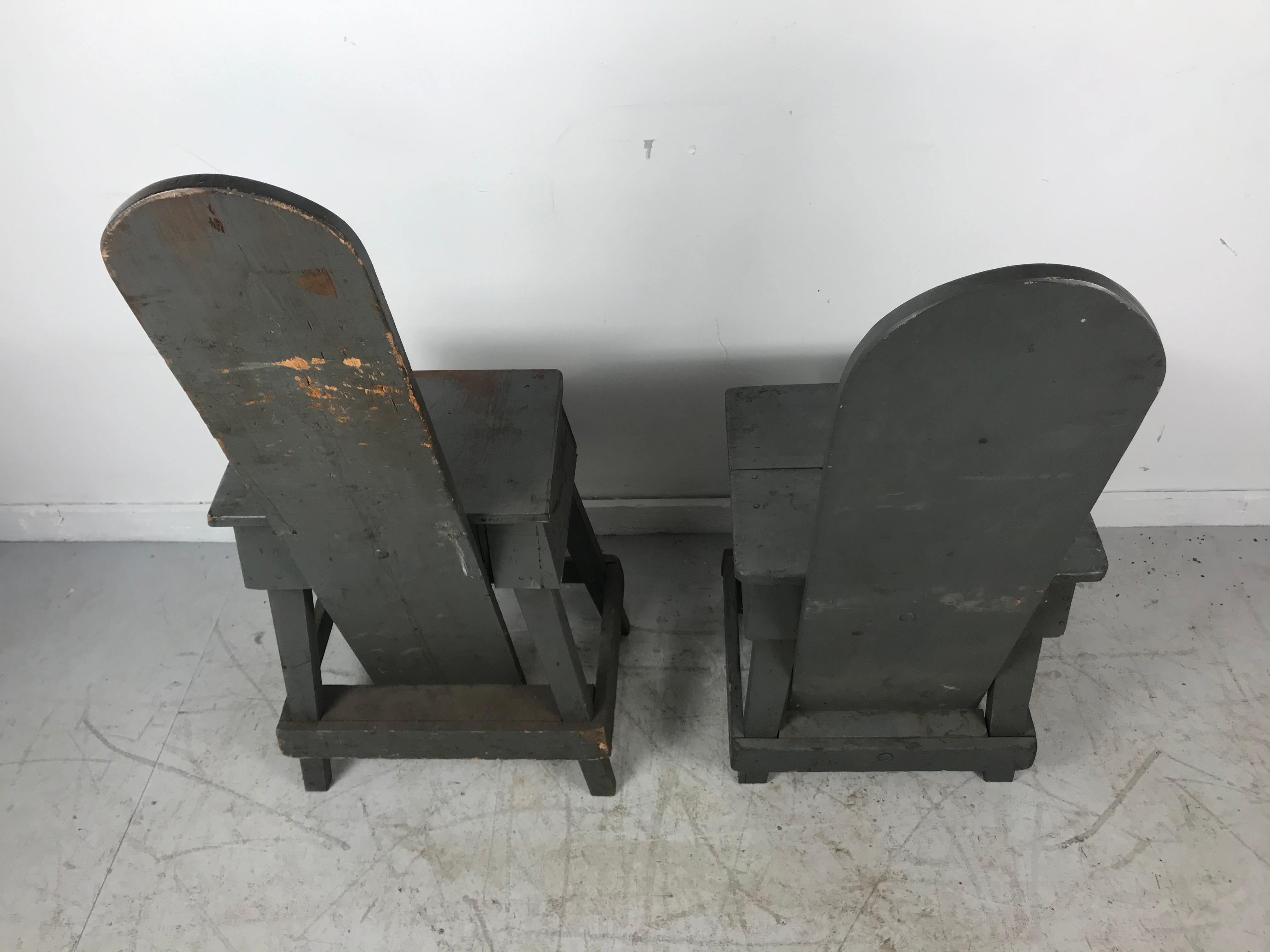 Pair of Industrial Bench Made 