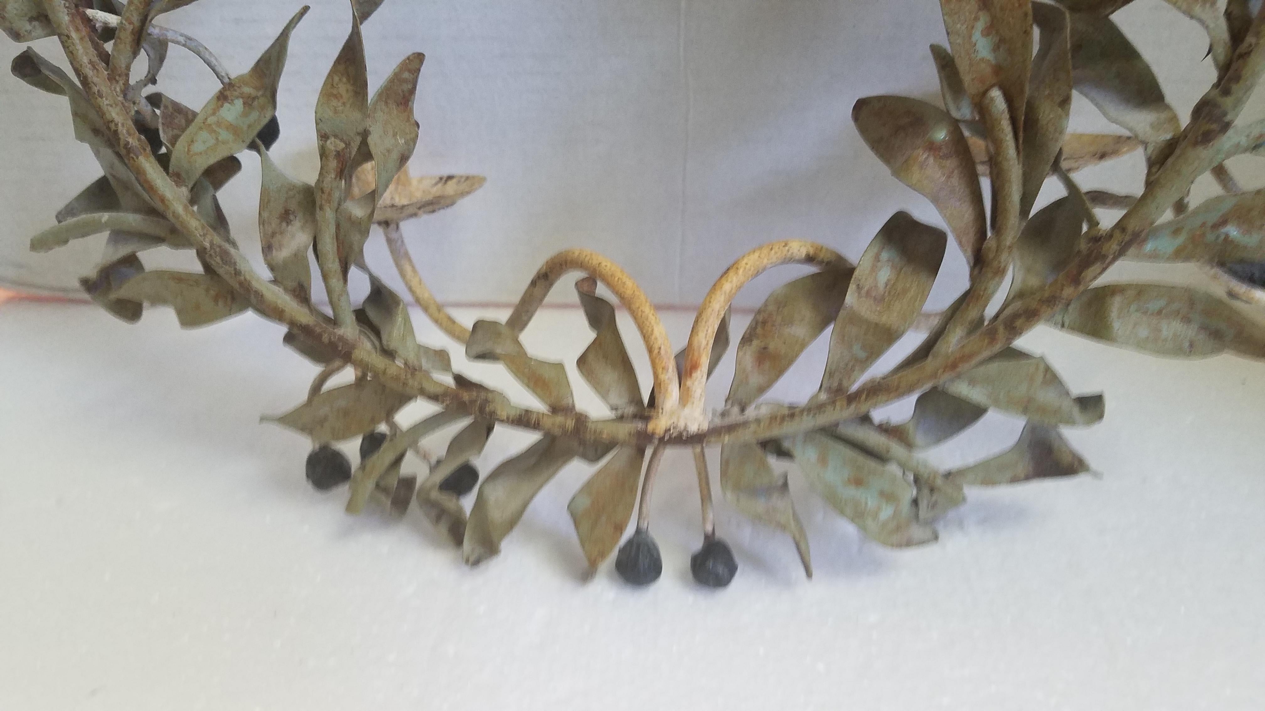 Pair of Iron Candle Sconces For Sale 1
