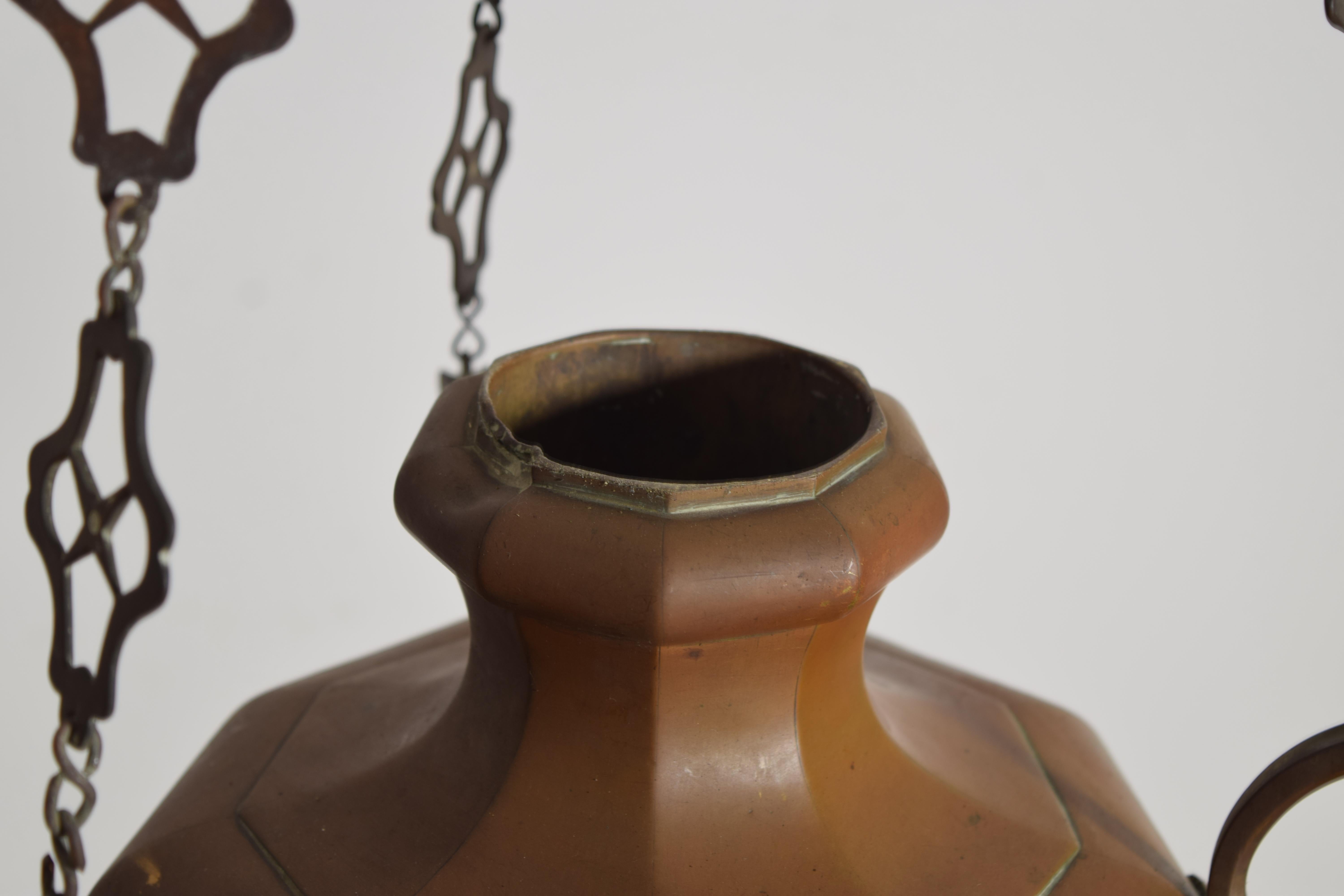 Pair Italian Baroque Period Bronze Censers, mid 17th century For Sale 6