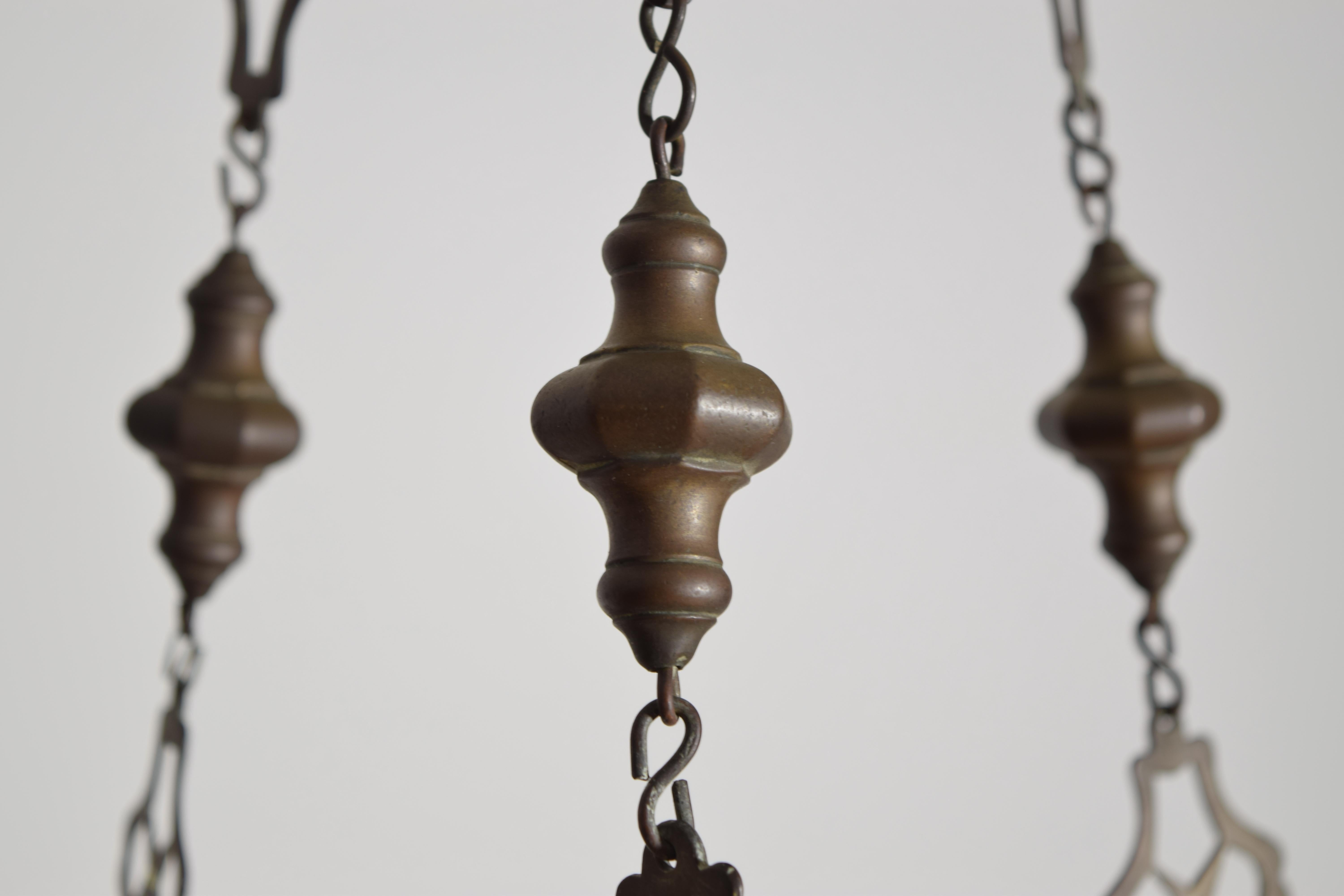 Pair Italian Baroque Period Bronze Censers, mid 17th century For Sale 3