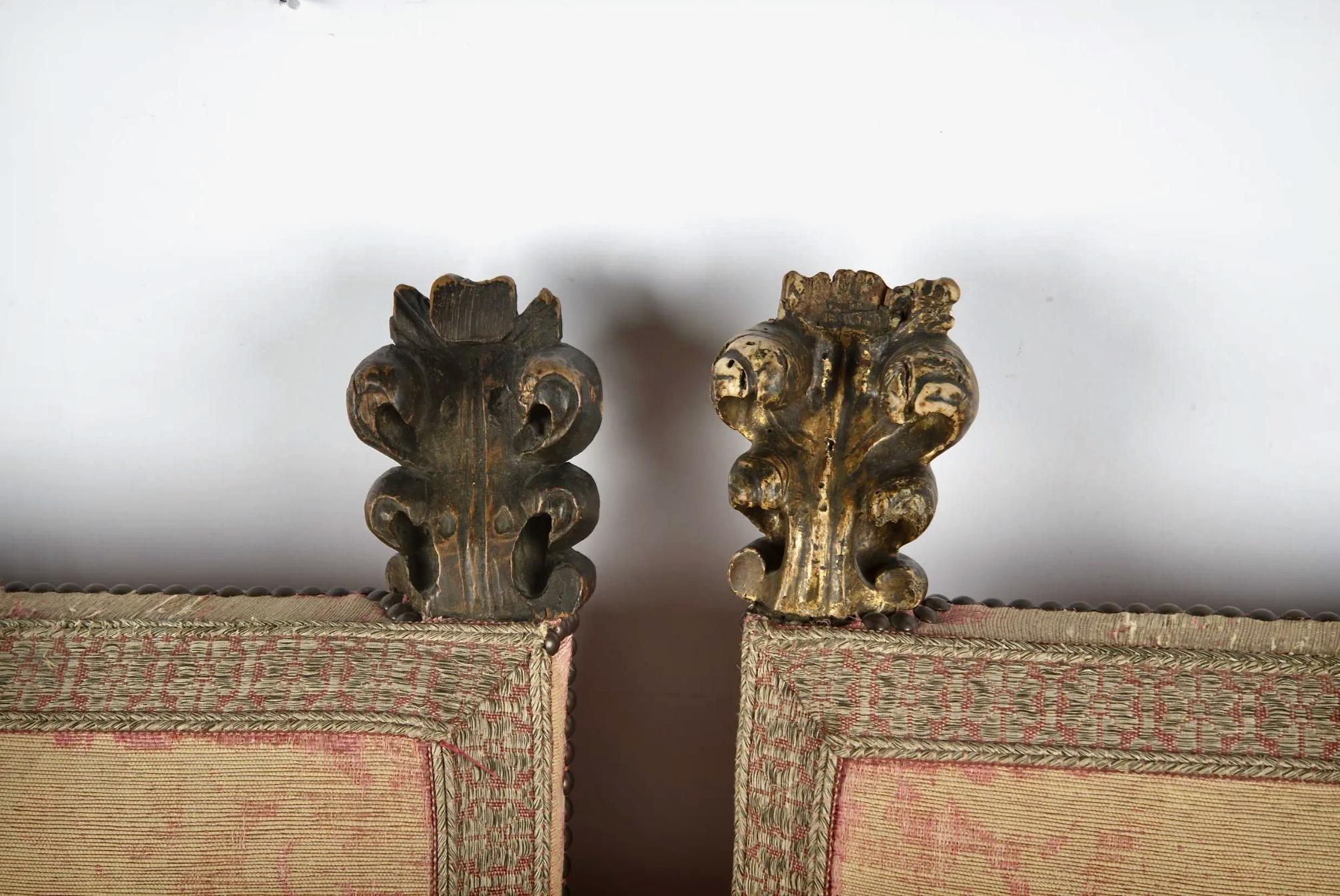 Pair of Italian Baroque Chairs For Sale 1