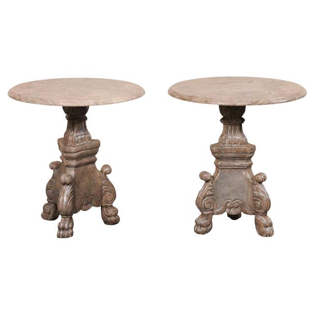 Stone End Tables - 1,270 For Sale at 1stDibs | stone end tables