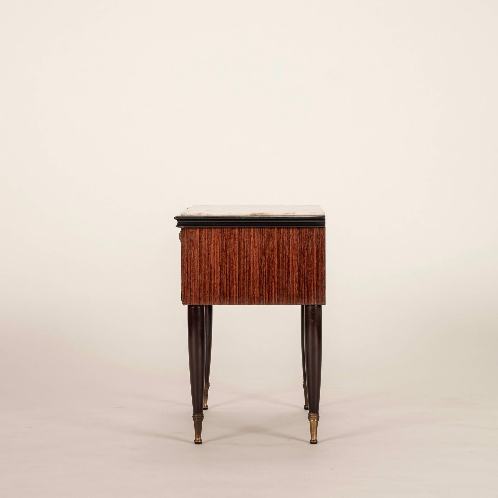 Pair Italian Directoire Style Nightstands For Sale 1