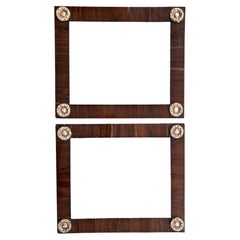 Pareja de marcos neoclásicos de ébano Viola