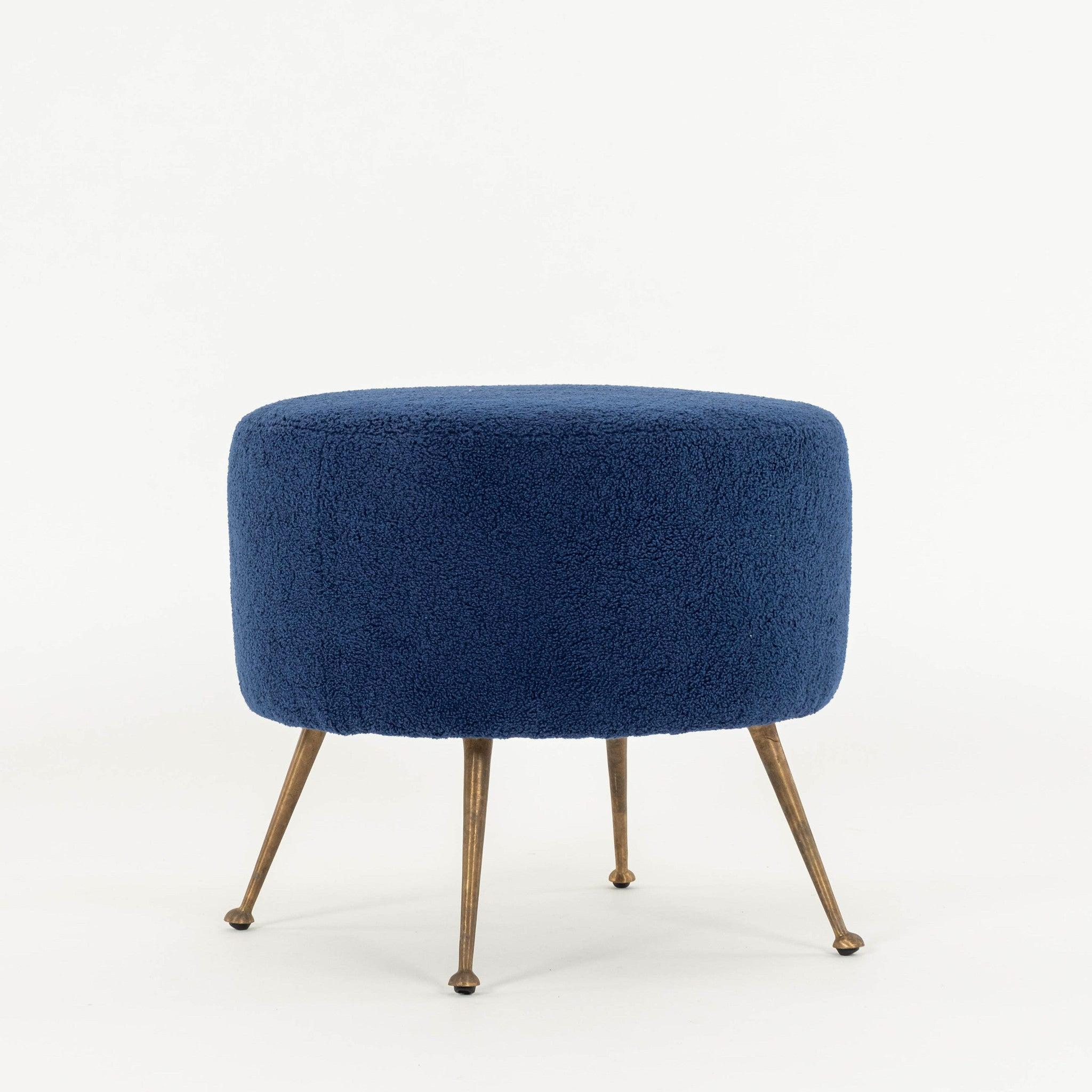 Paire d'ottomans italiens de style Gio Ponti Bon état - En vente à Houston, TX