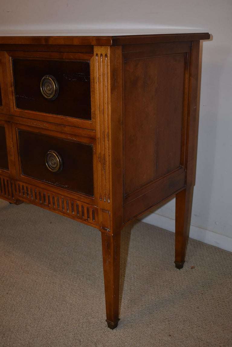 Pair of Italian Made Maple TwoDrawer Chests for Milling Road Baker at