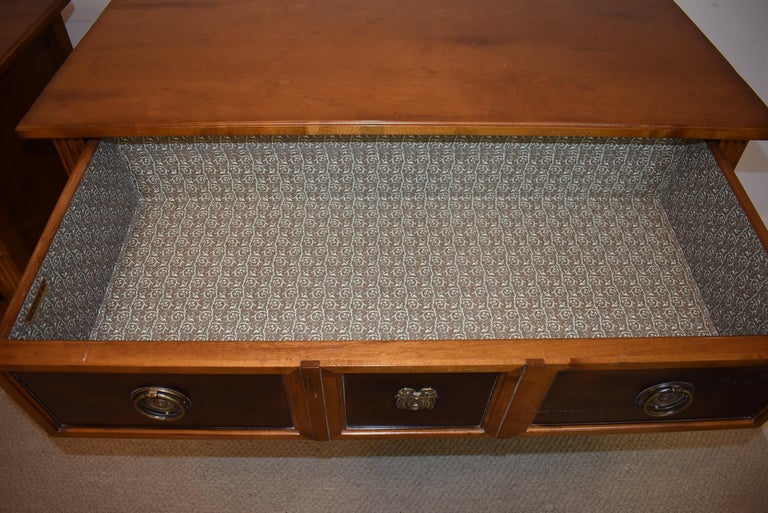 Pair of Italian Made Maple TwoDrawer Chests for Milling Road Baker at