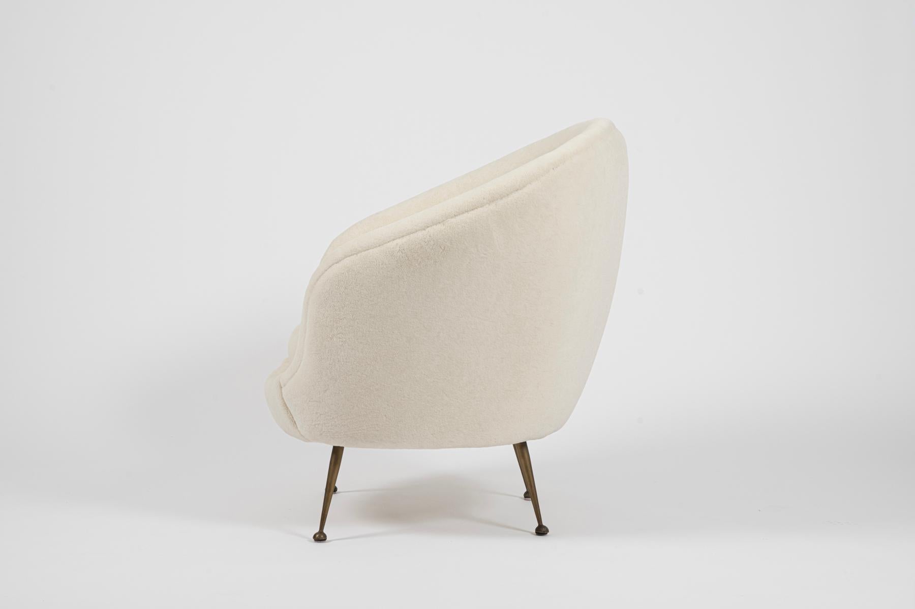 Loungesessel von Federico Munari. Italien um 1950 im Angebot 1