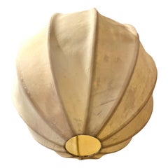 Pair Italian Midcentury Parchment Lanterns, Sold Individually