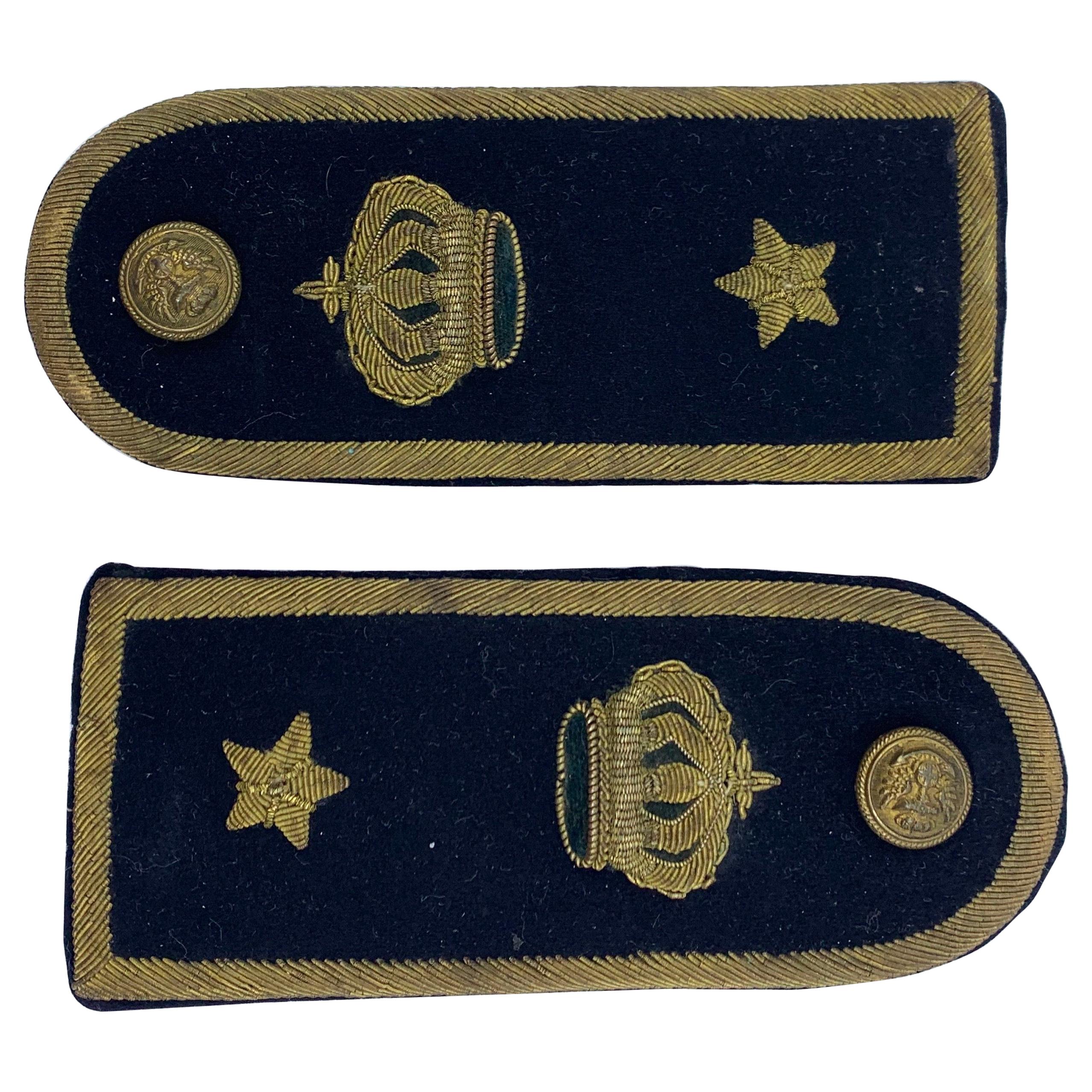 Pair of Italian Military Epaulettes