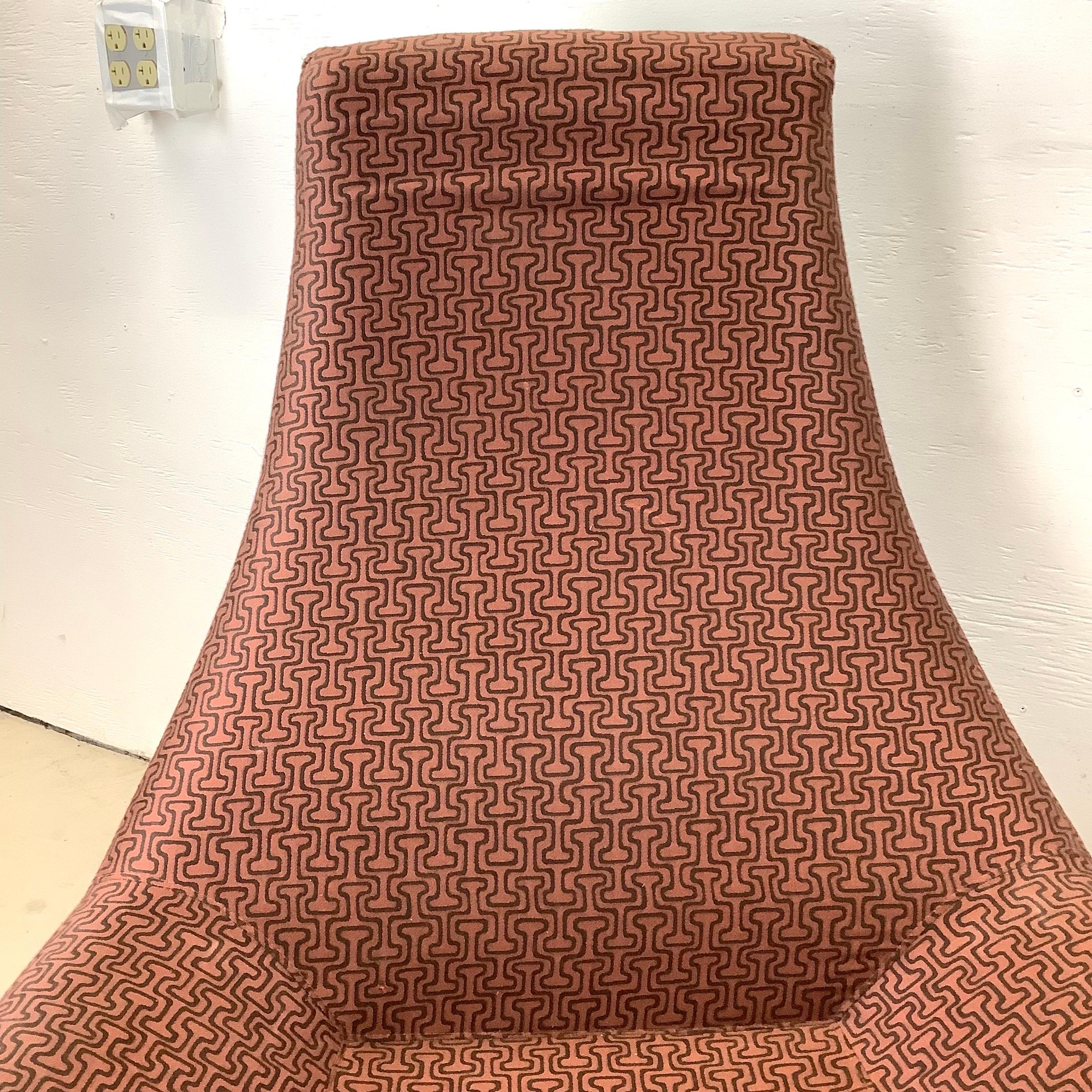 Métal Paire de chaises longues pivotantes modernes italiennes