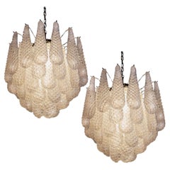 Pair Italian Murano Chandeliers