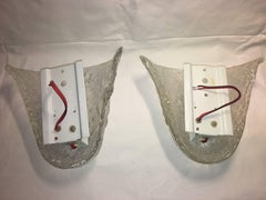 Pair of Italian Murano Glass Sconces