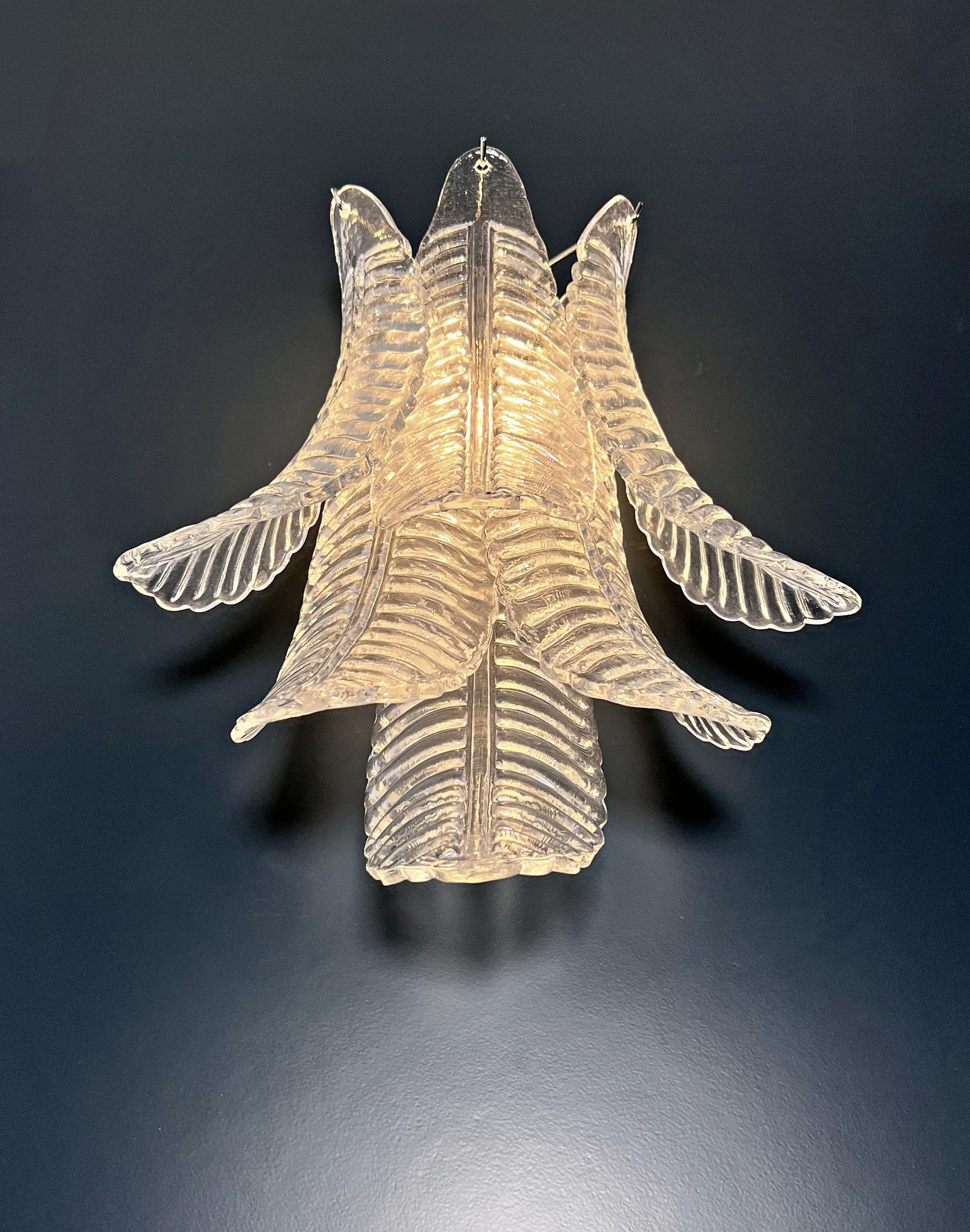 Pair Italian Murano Sconces For Sale 6