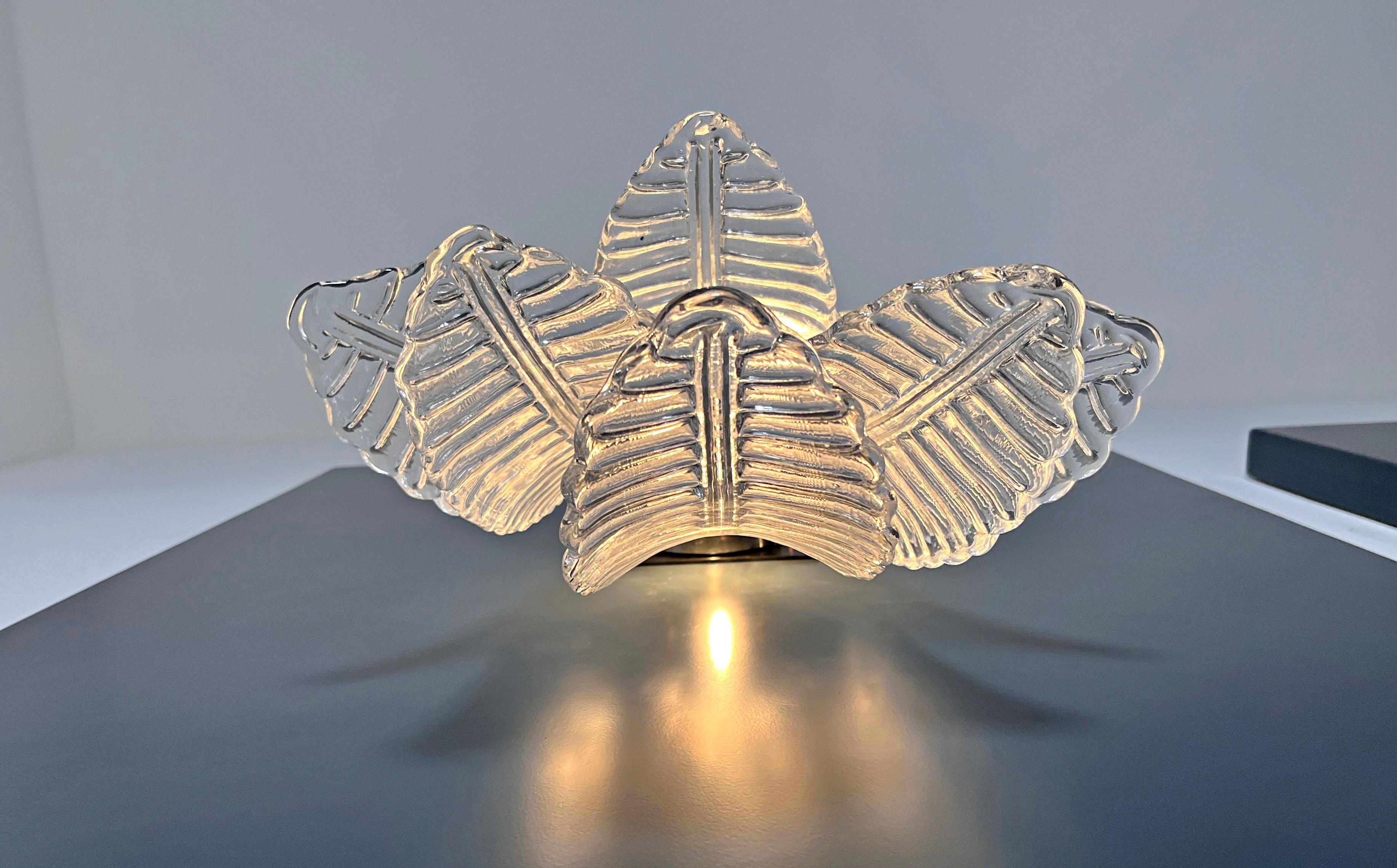 Pair Italian Murano Sconces For Sale 8