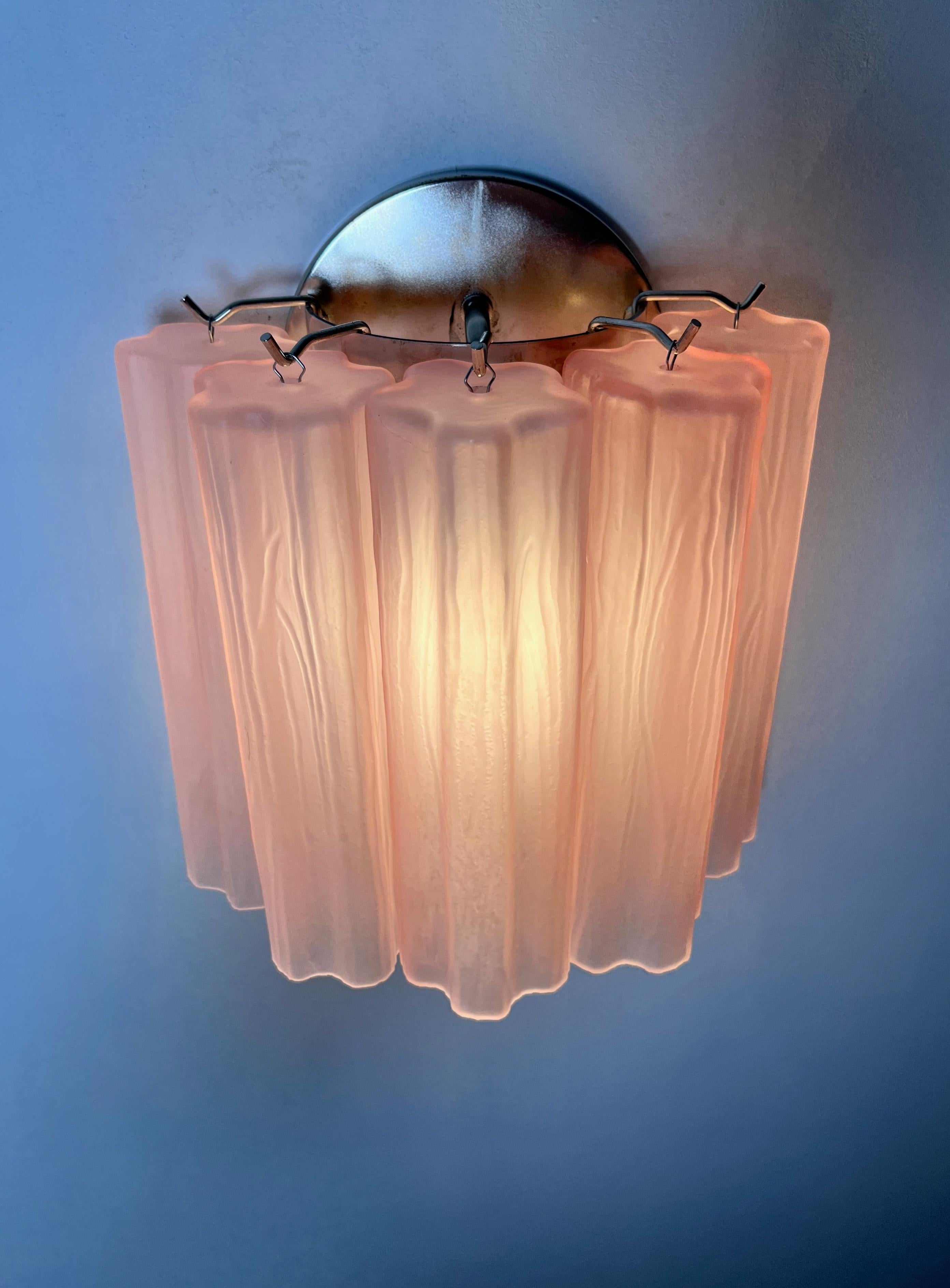 Pair Italian Murano Sconces en vente 7