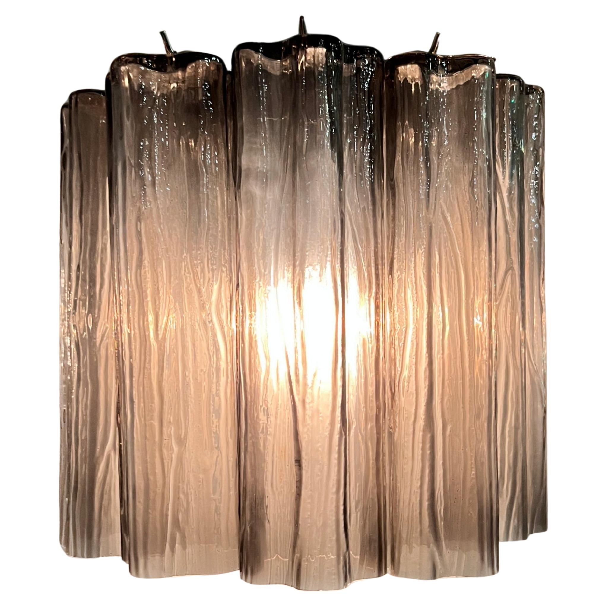 Italiano Coppia di lampade italiane di Murano in vendita